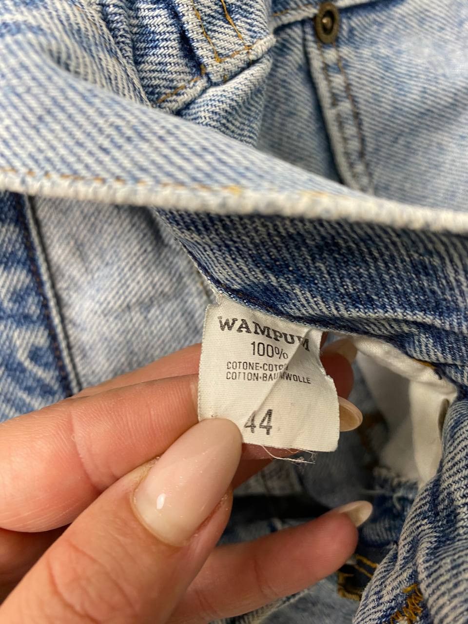 Vintage Wampum Vintage Flare Jeans 90s Rainbow Inserts Women Size 30" / US 8 / IT 44 - 5 Thumbnail