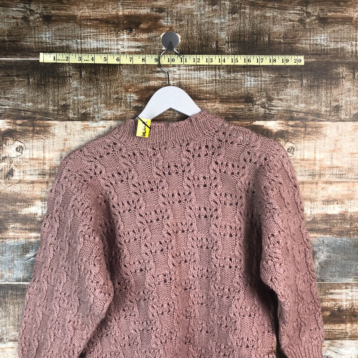 Homespun Knitwear × Japanese Brand Japanese Brand Pink Knitwear #A2279 Size S / US 4 / IT 40 - 10 Thumbnail