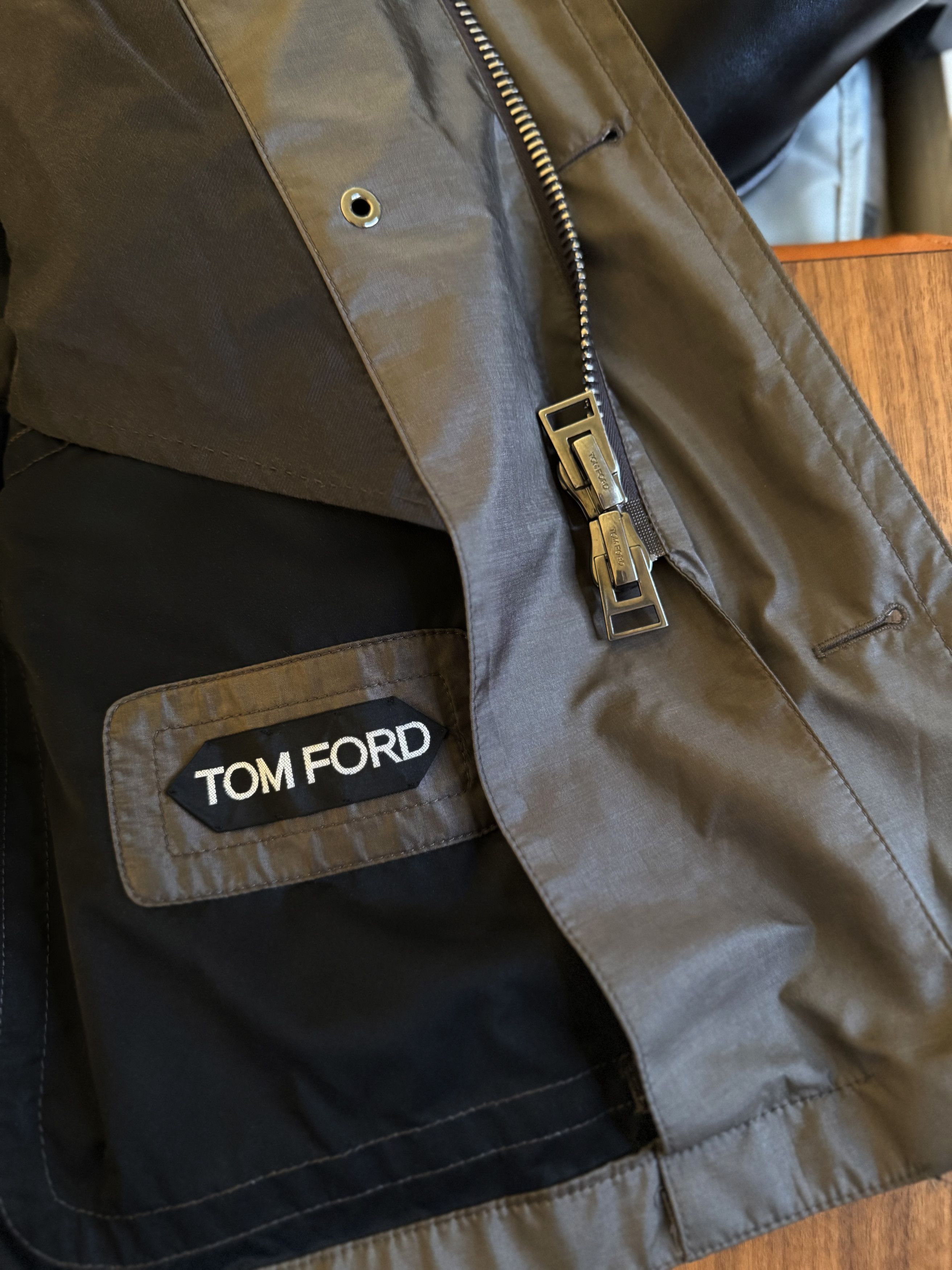 Tom Ford Coveted Extremely Rare $5,000 Field Jacket Leather Accents Size US M / EU 48-50 / 2 - 17 Thumbnail