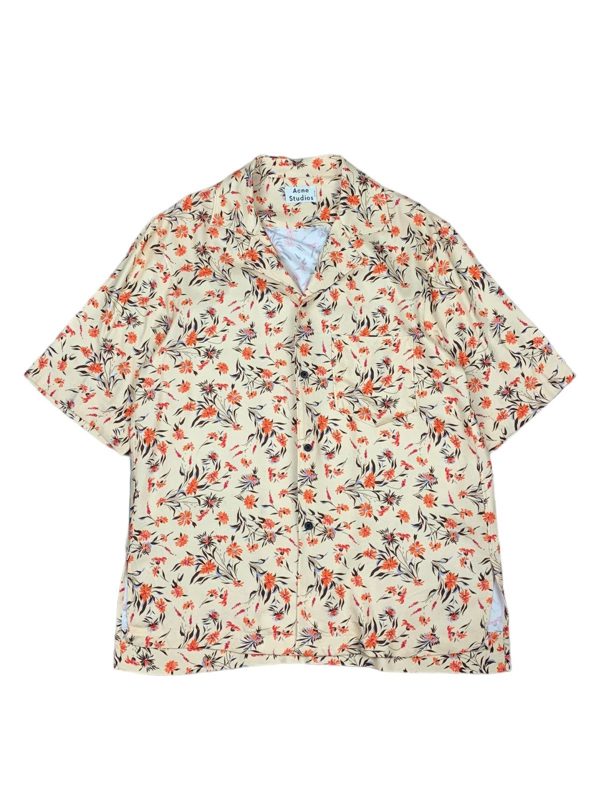 Acne Studios Floral Viscose Button Up