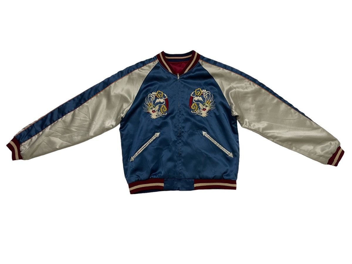 Japanese Brand Vintage Sukajan Dragon Jacket Reversible By Toyo Enterprise Size US M / EU 48-50 / 2 - 1 Thumbnail