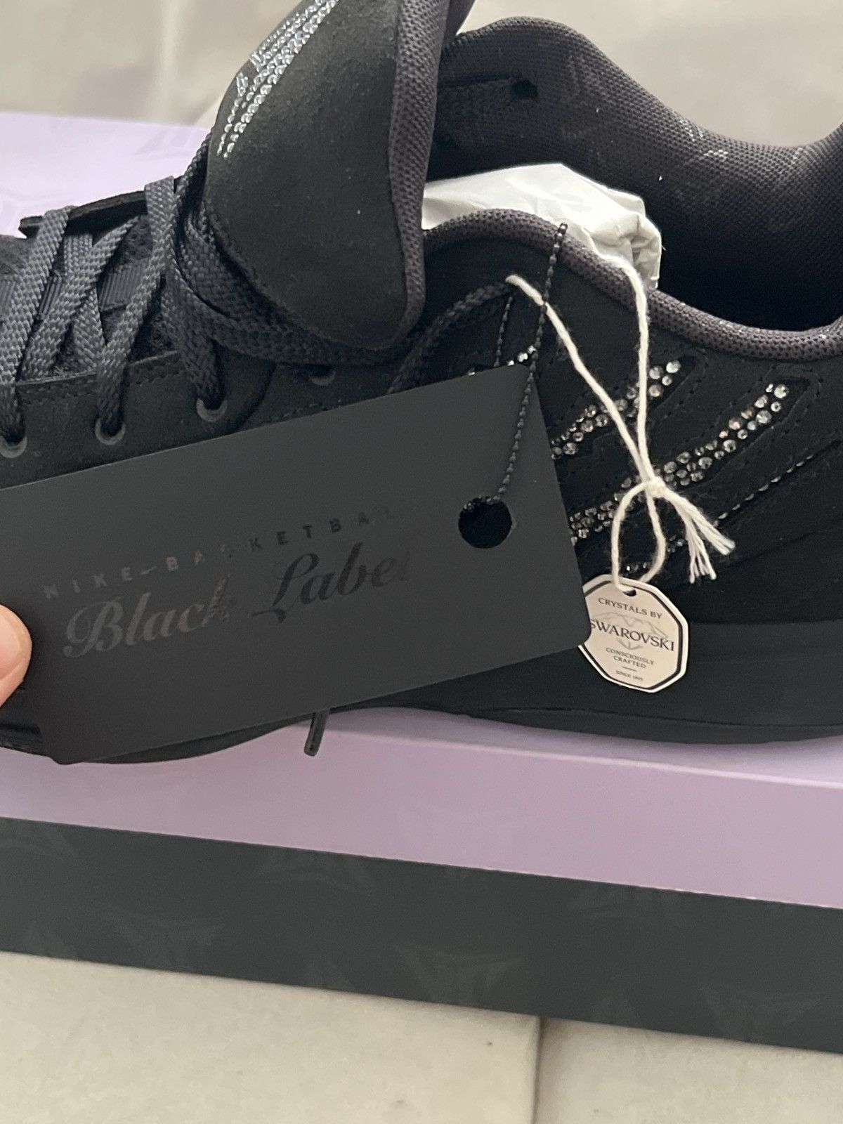 Nike Nike x Swarovski Ja 2 "Black Label - Scratch Bling" Size US 12 / EU 45 - 2 Thumbnail
