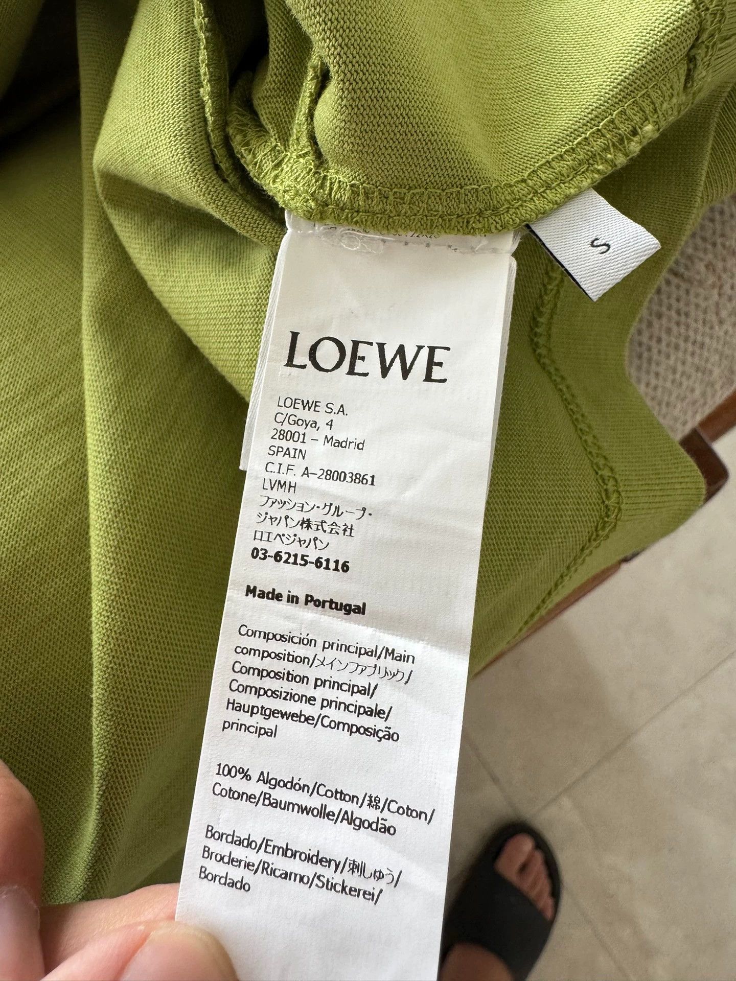 Loewe LOEWE avocado green short sleeve women's OS Size M / US 6-8 / IT 42-44 - 4 Thumbnail