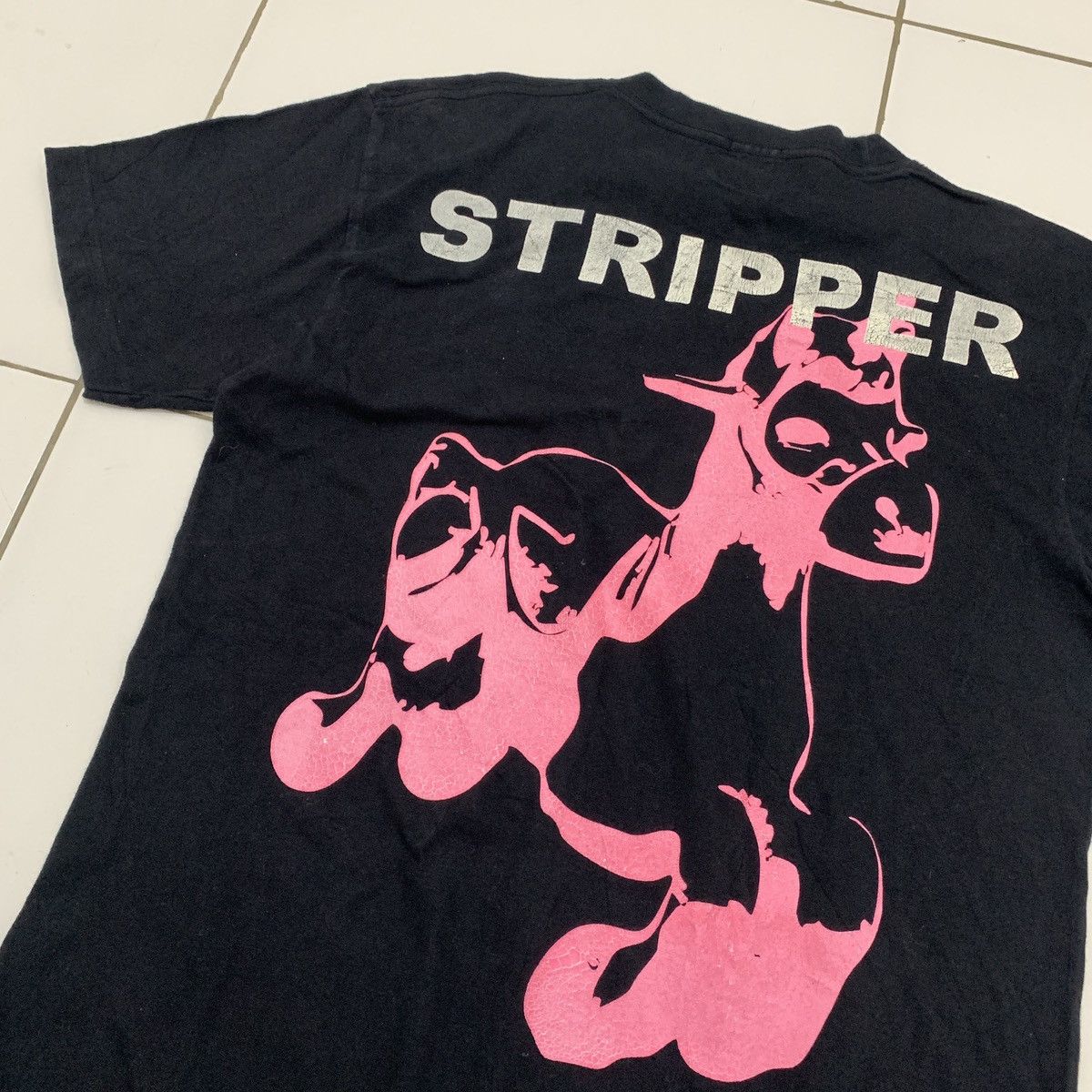 If Six Was Nine × Japanese Brand × Seditionaries CENDY STRIPPER Big logo tee Chewing Gum Size US M / EU 48-50 / 2 - 4 Thumbnail