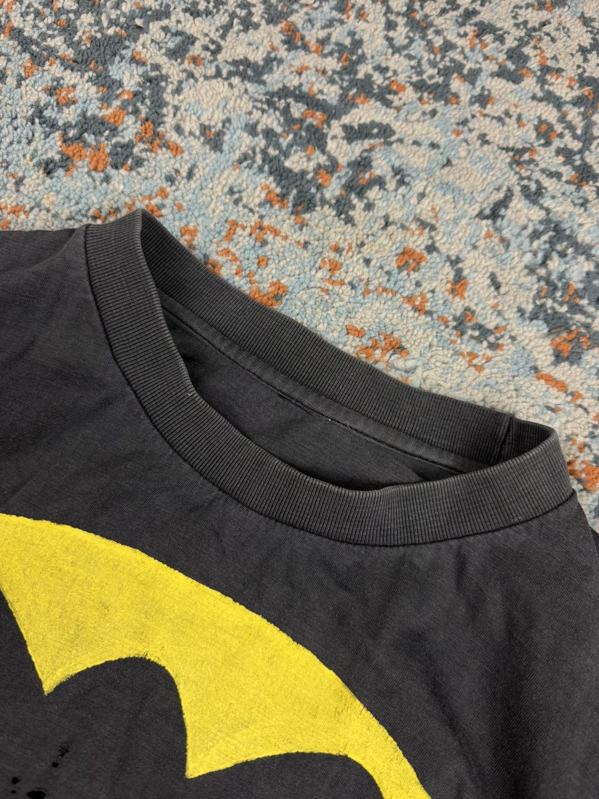 Vintage Vintage 90s Batman parody distressed faded washed funny tee Size US L / EU 52-54 / 3 - 6 Thumbnail