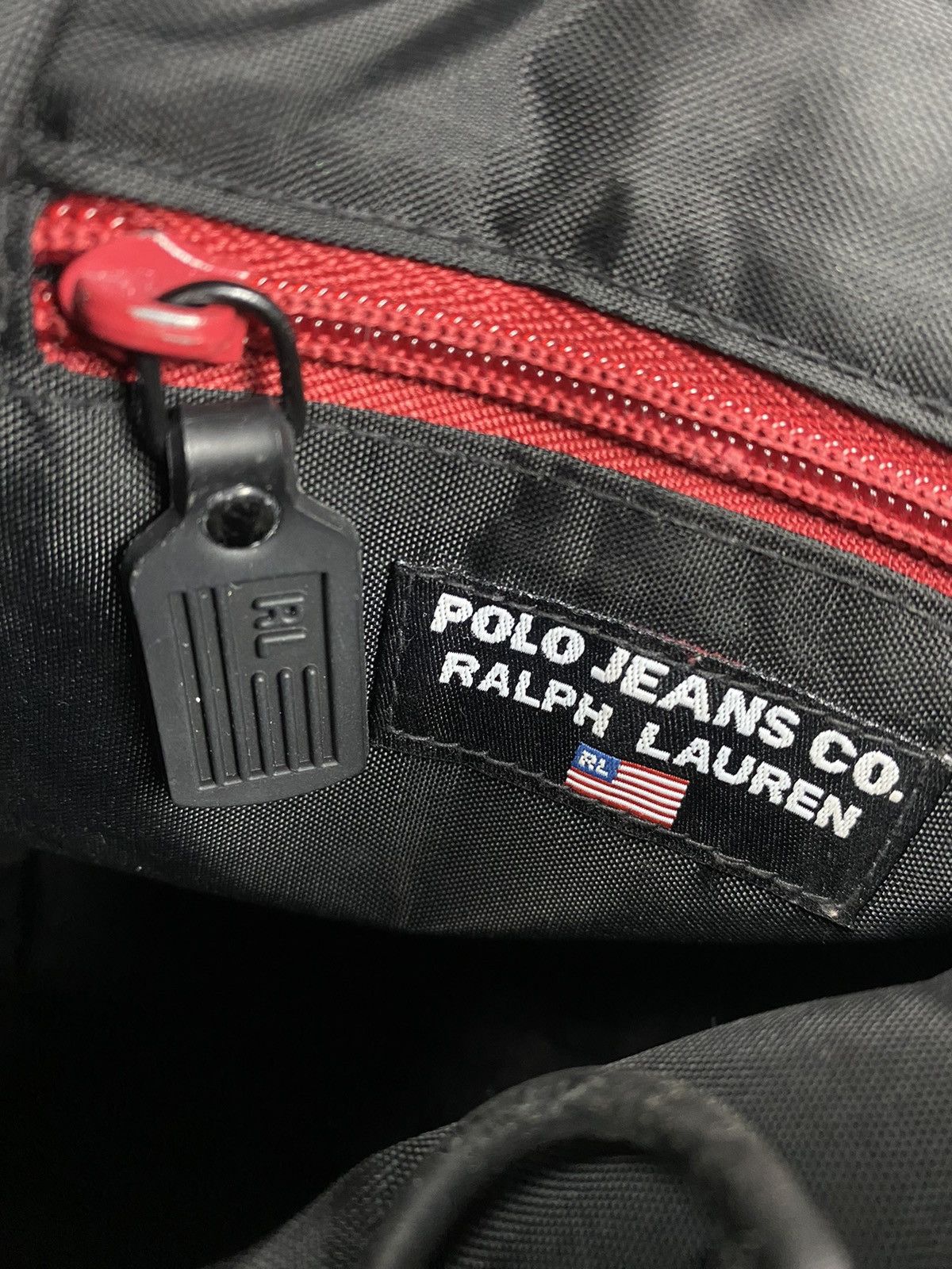 Lauren Ralph Lauren × Polo Ralph Lauren × Vintage Vintage Polo Ralph Lauren Jeans Co. Messenger Bag y2k Size ONE SIZE - 13 Thumbnail