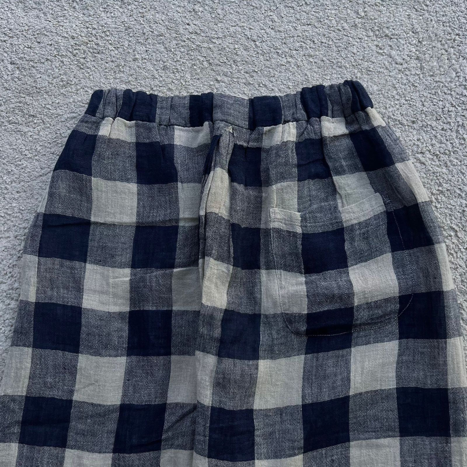 Issey Miyake Plantation by Issey Miyake Hemp Plaid Wide Pants Size US 32 / EU 48 - 7 Thumbnail