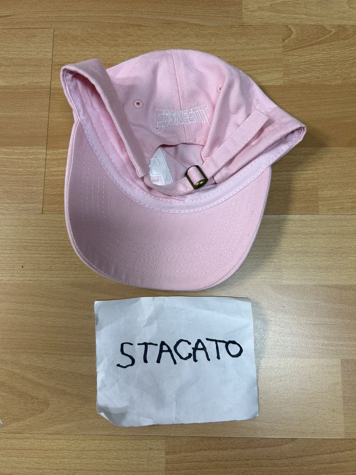 Rap Tees × Vintage Lil Pump Esskeetit Hat Pink Size ONE SIZE - 3 Thumbnail