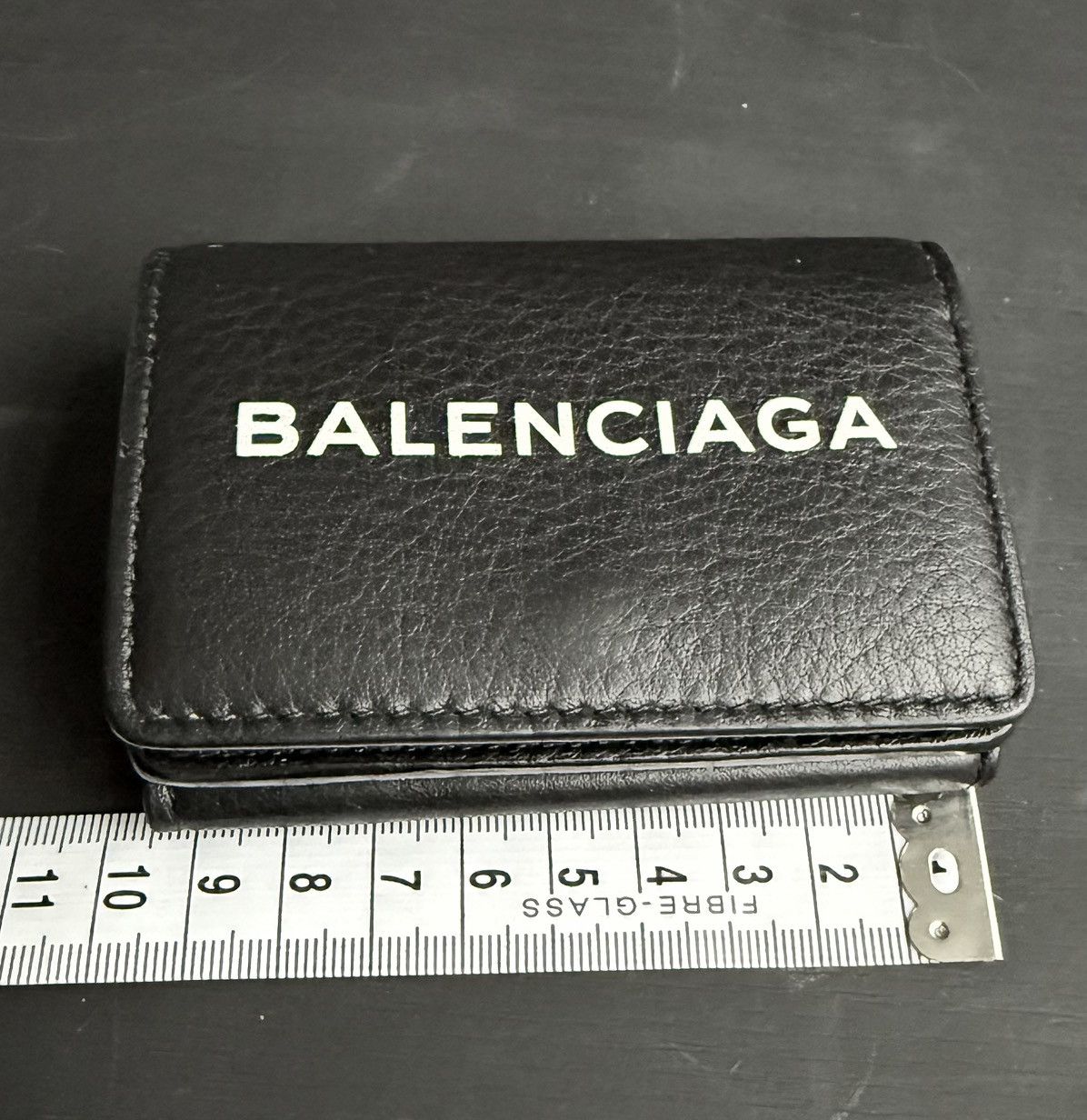 Balenciaga Balenciaga Spellout Compact Trifold Wallet Size ONE SIZE - 14 Thumbnail