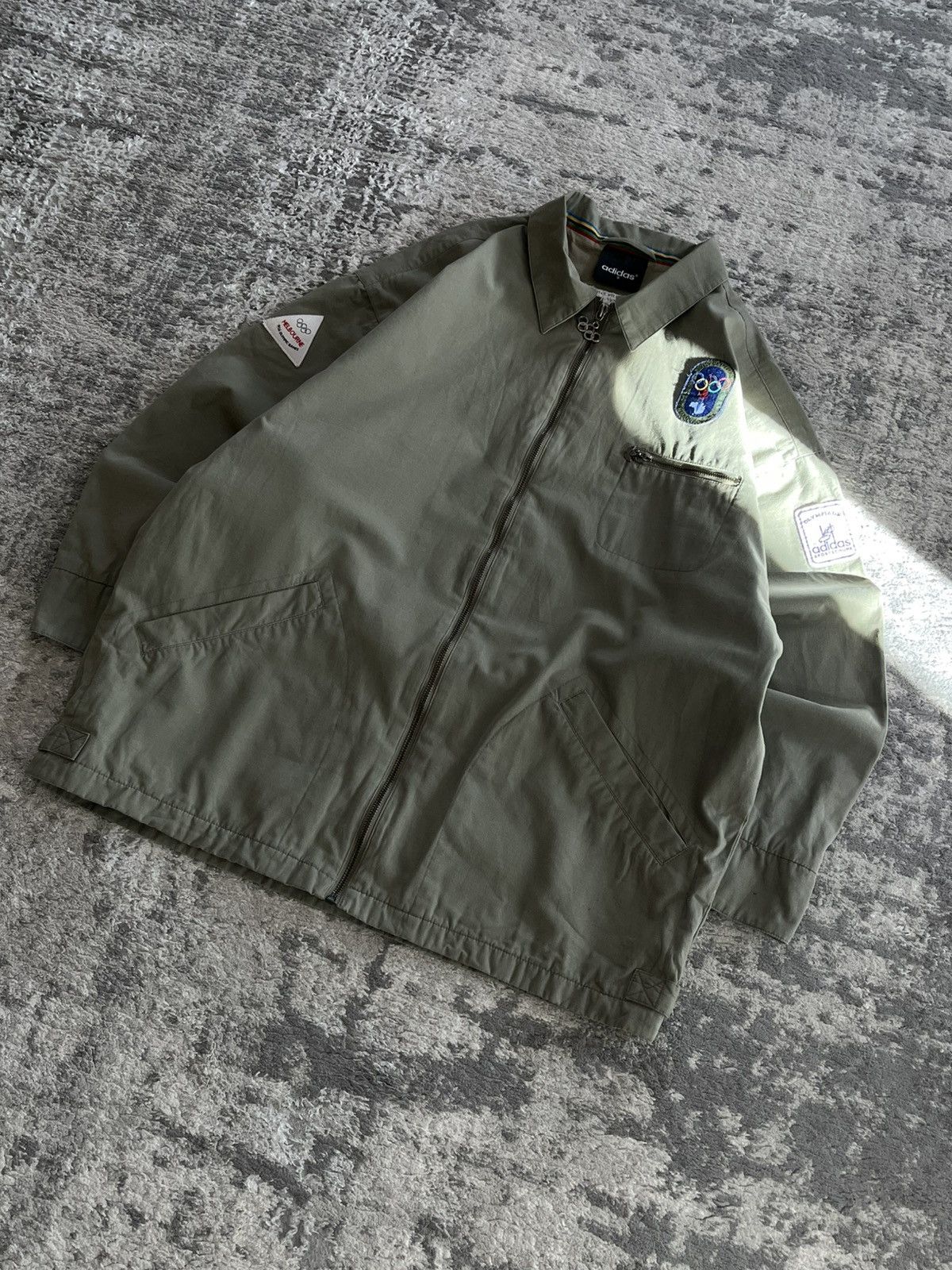Adidas Vintage Adidas x 1956 Olypic games WW2 style jacket Size US S / EU 44-46 / 1 - 1 Thumbnail
