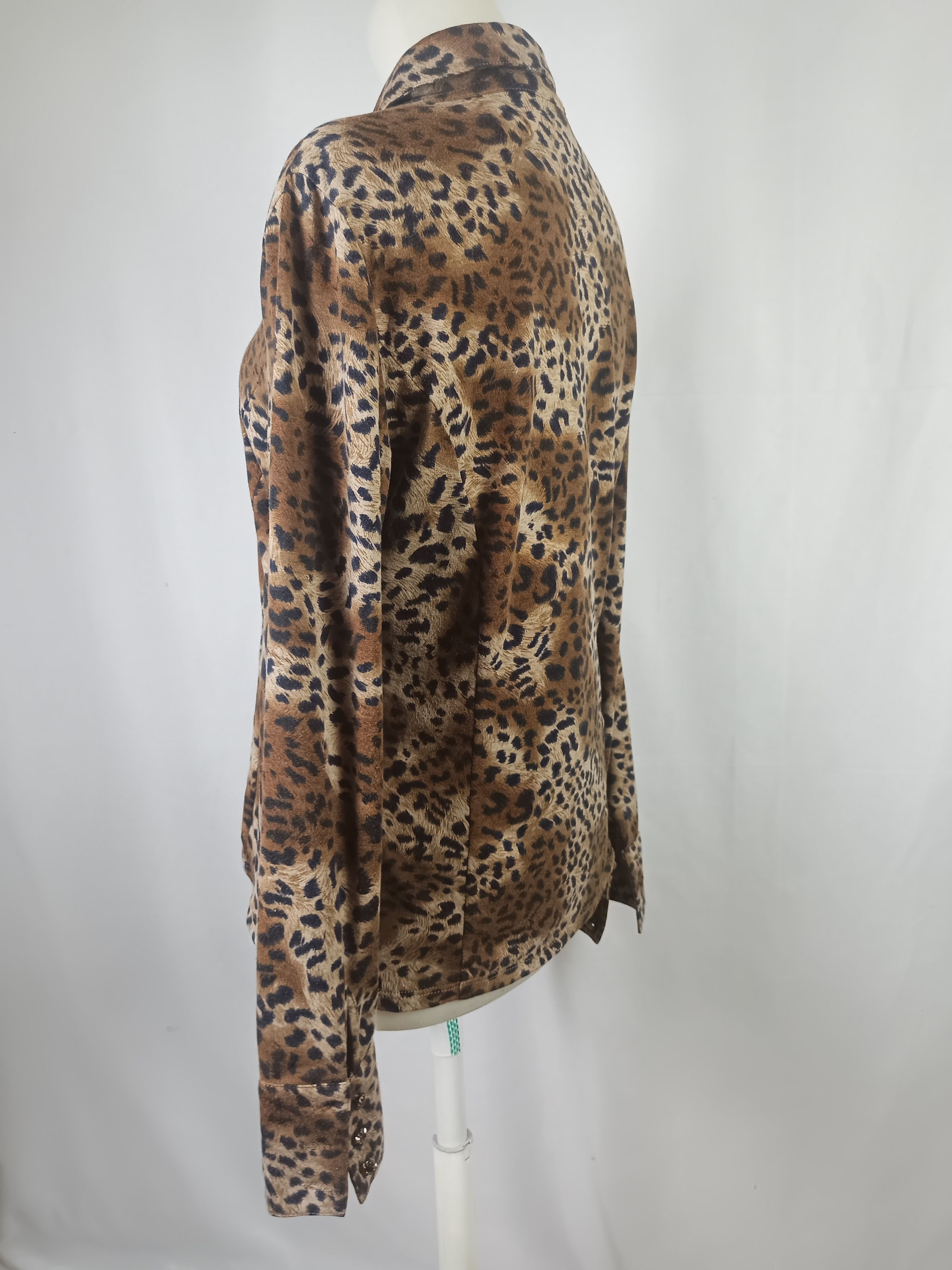 The Unbranded Brand FABIO FERRETTI Leopard Lace Shirt Size M / US 6-8 / IT 42-44 - 14 Thumbnail