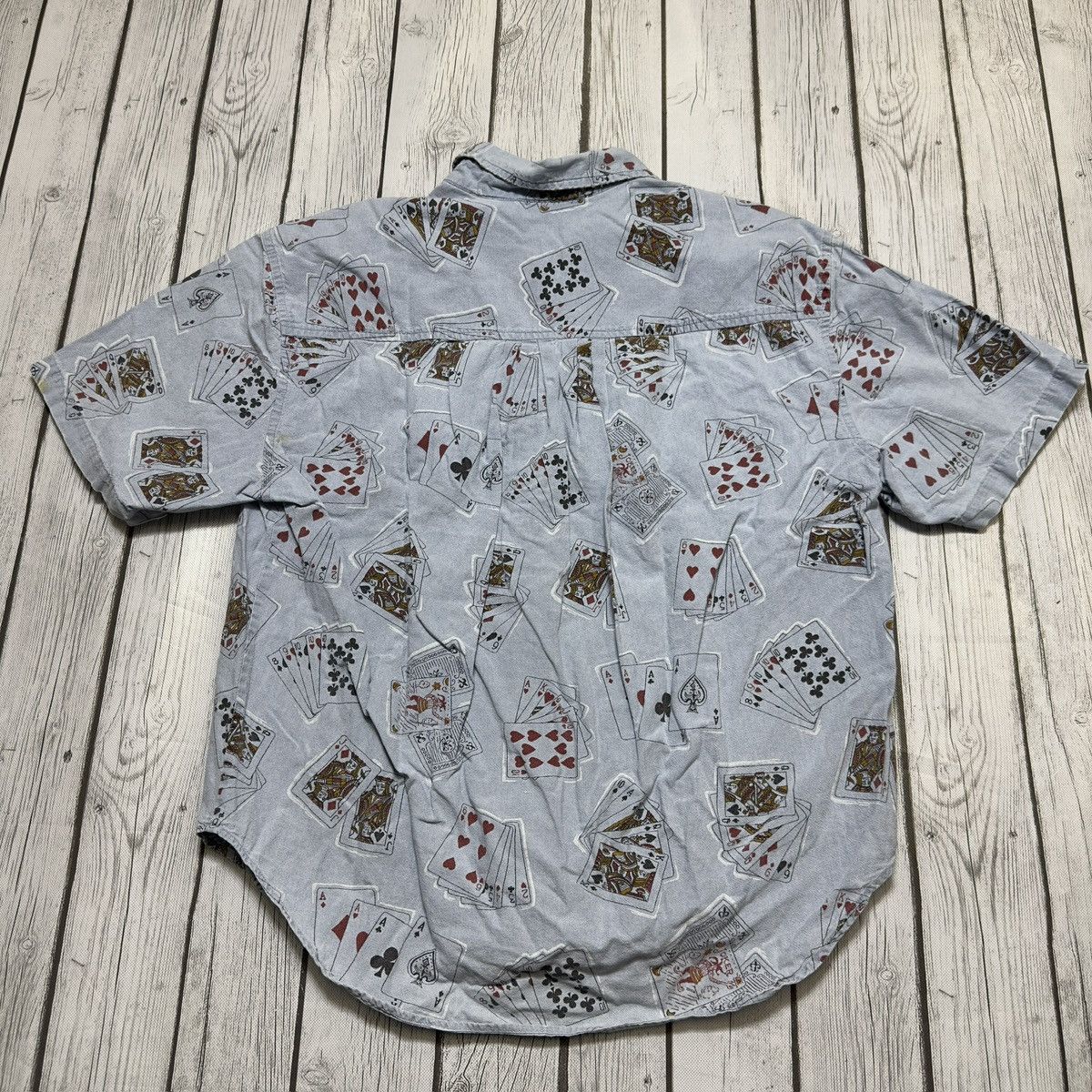 Vintage Vintage Playing Cards shirt Size US L / EU 52-54 / 3 - 2 Thumbnail