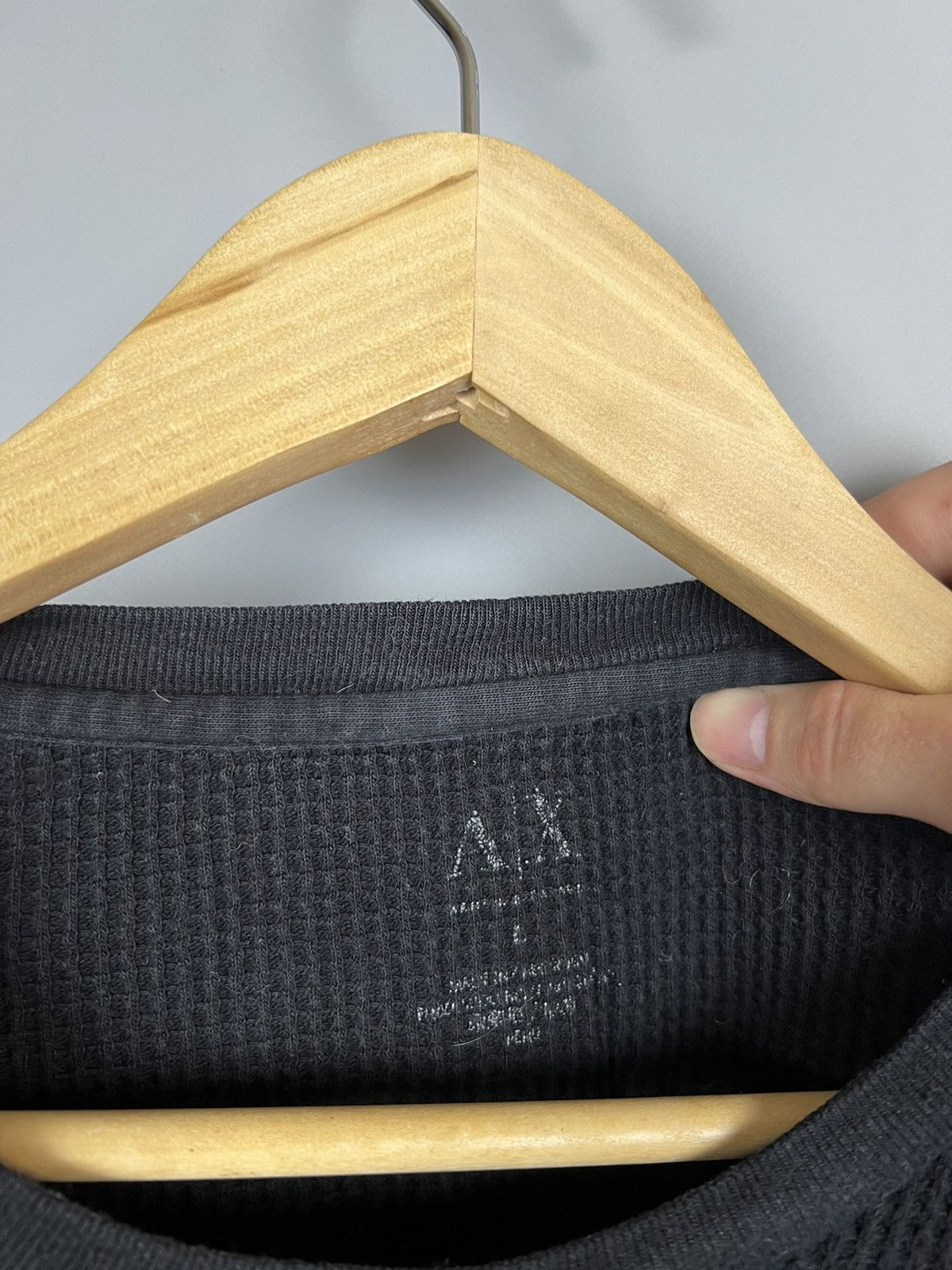 Armani Exchange Armani Exchange Big Logo vintage sweatshirt / long sleeve Size US L / EU 52-54 / 3 - 3 Thumbnail
