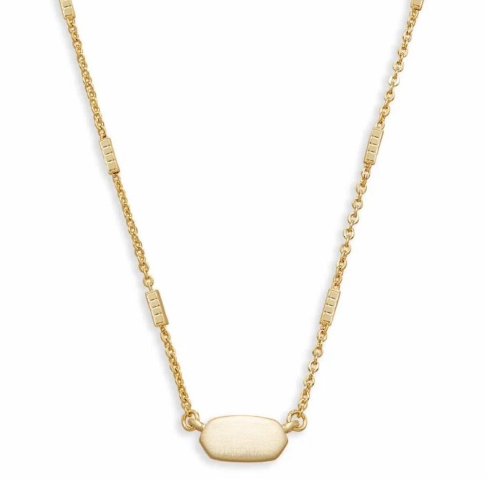 Kendra Scott Kendra Scott Fern Pendant Gold Necklace Size ONE SIZE - 2 Thumbnail
