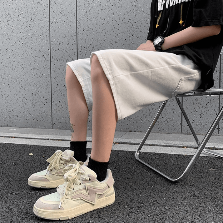 Japanese Brand × Jean Retro loose fitting straight leg denim shorts Size US 30 / EU 46 - 3 Thumbnail