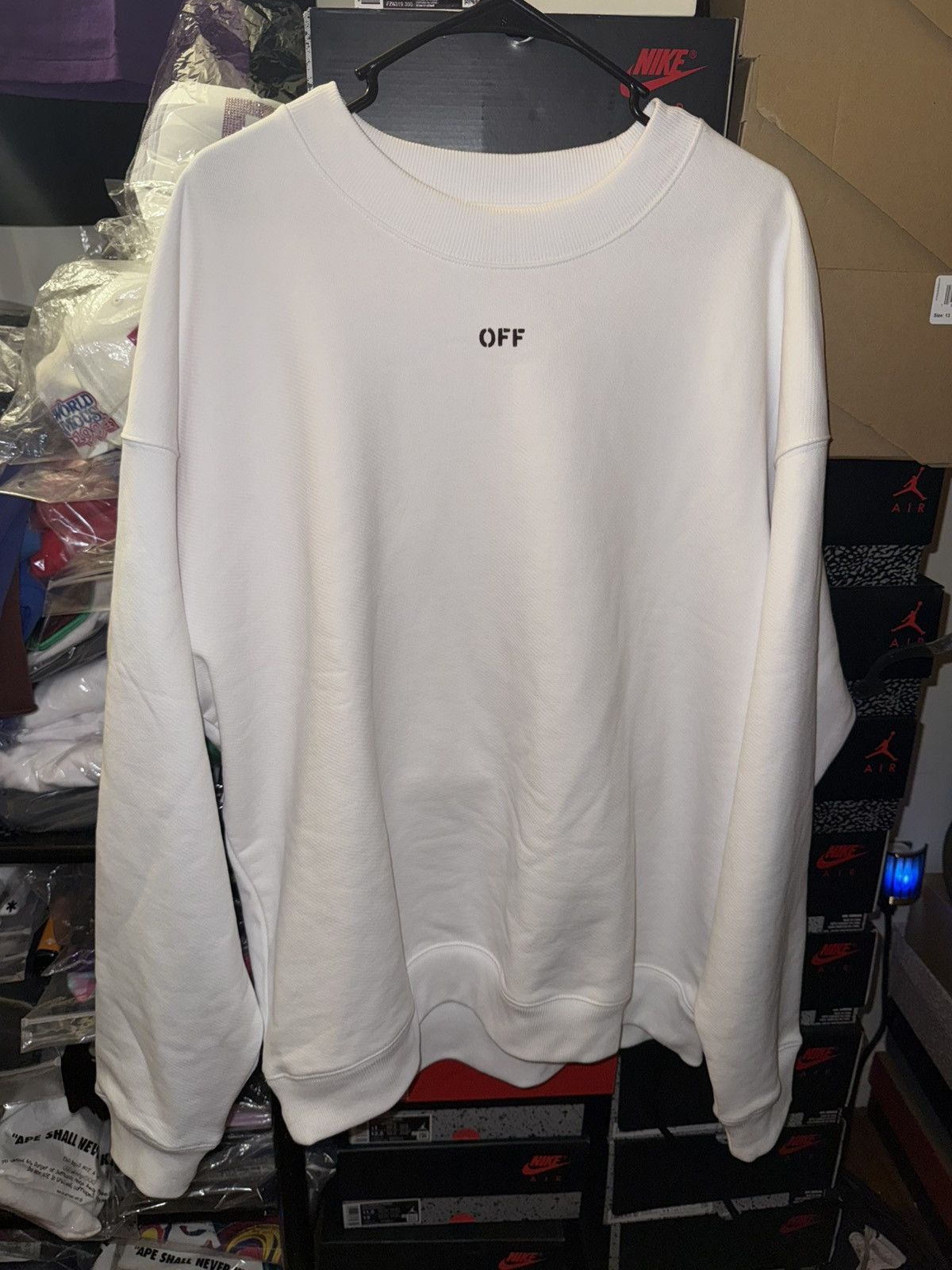 Off-White Off White Arrows Crewneck size XL Size US XL / EU 56 / 4 - 1 Thumbnail