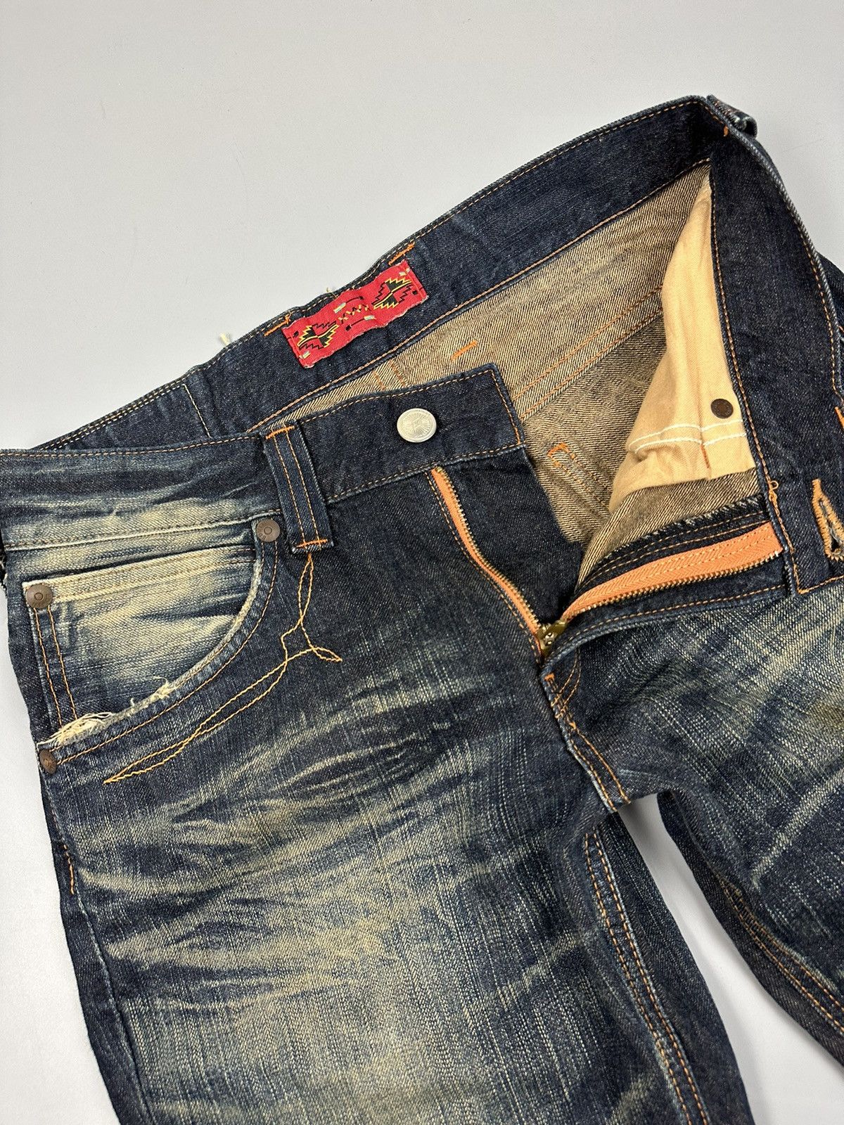 If Six Was Nine Vintage Edwin Flared Denim Size US 33 - 10 Thumbnail