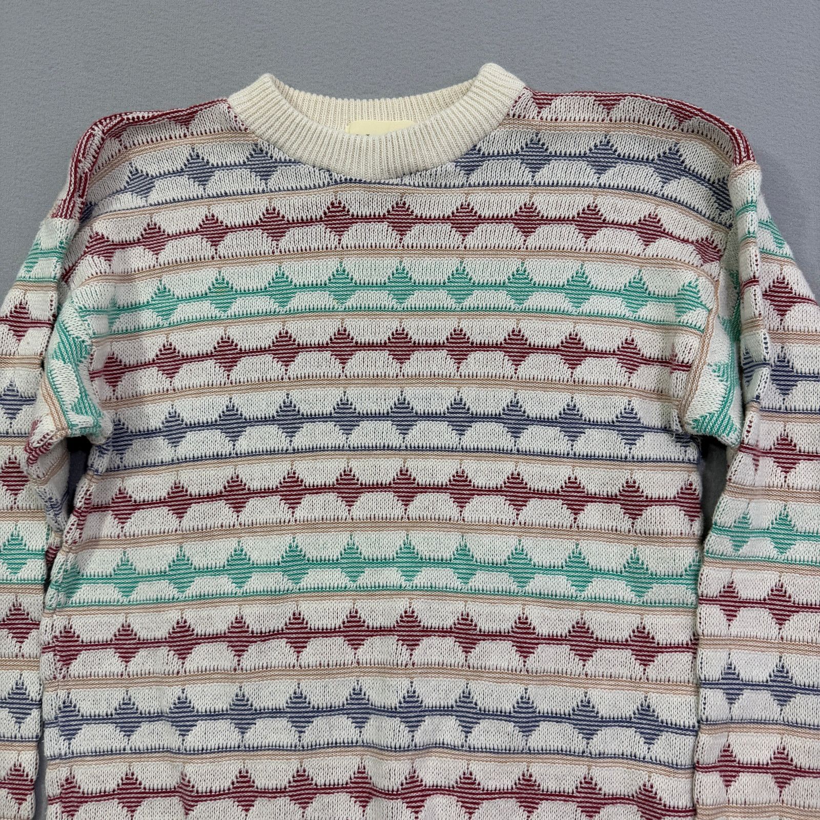 Vintage Vintage St Johns Bay Sweater Mens Extra Large Geometric Knit Size US XL / EU 56 / 4 - 2 Thumbnail