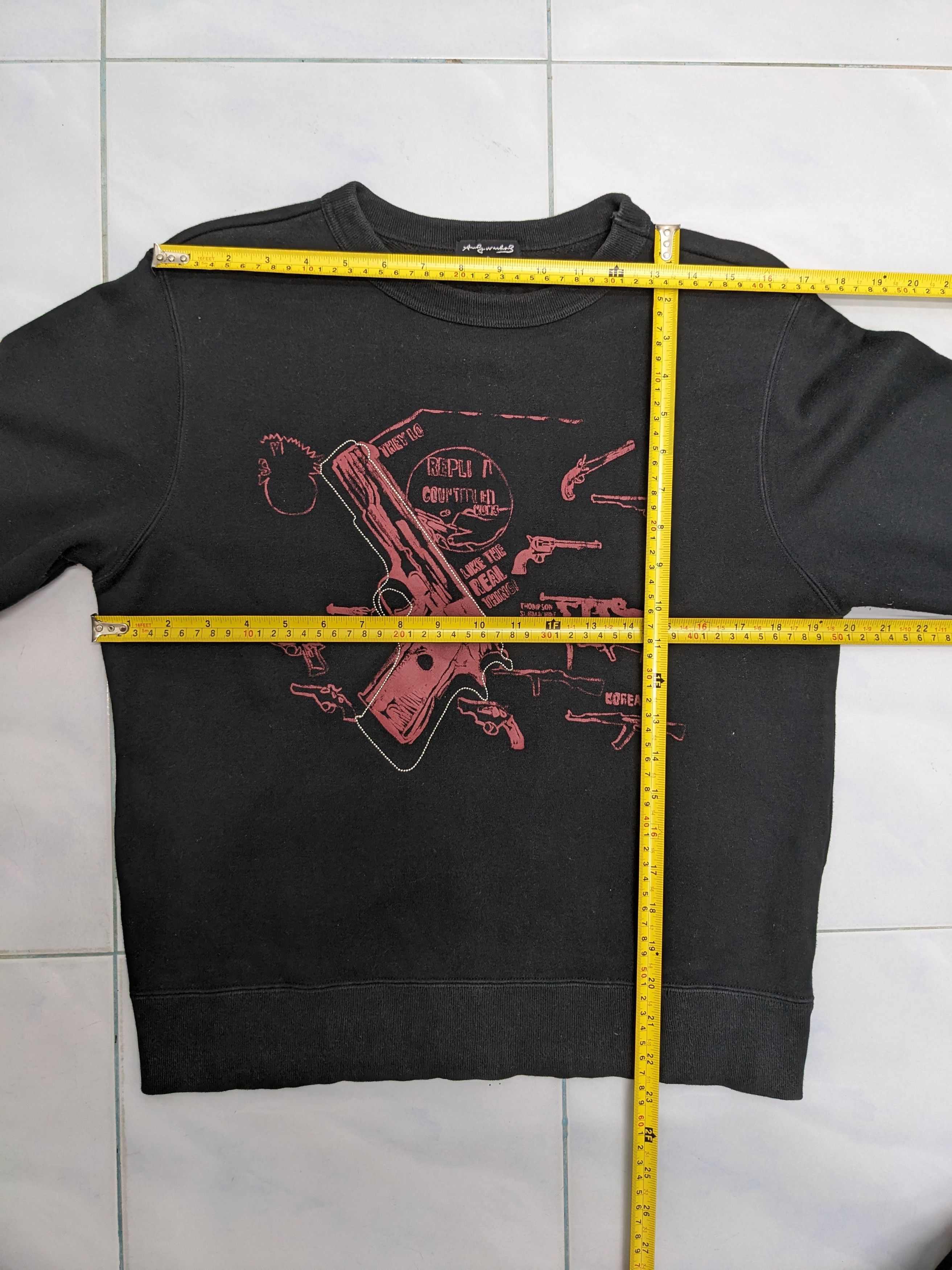 Andy Warhol × Designer ANDY WARHOL WEAPON DESIGN STREETWEAR SWEATSHIRT Size US S / EU 44-46 / 1 - 9 Thumbnail