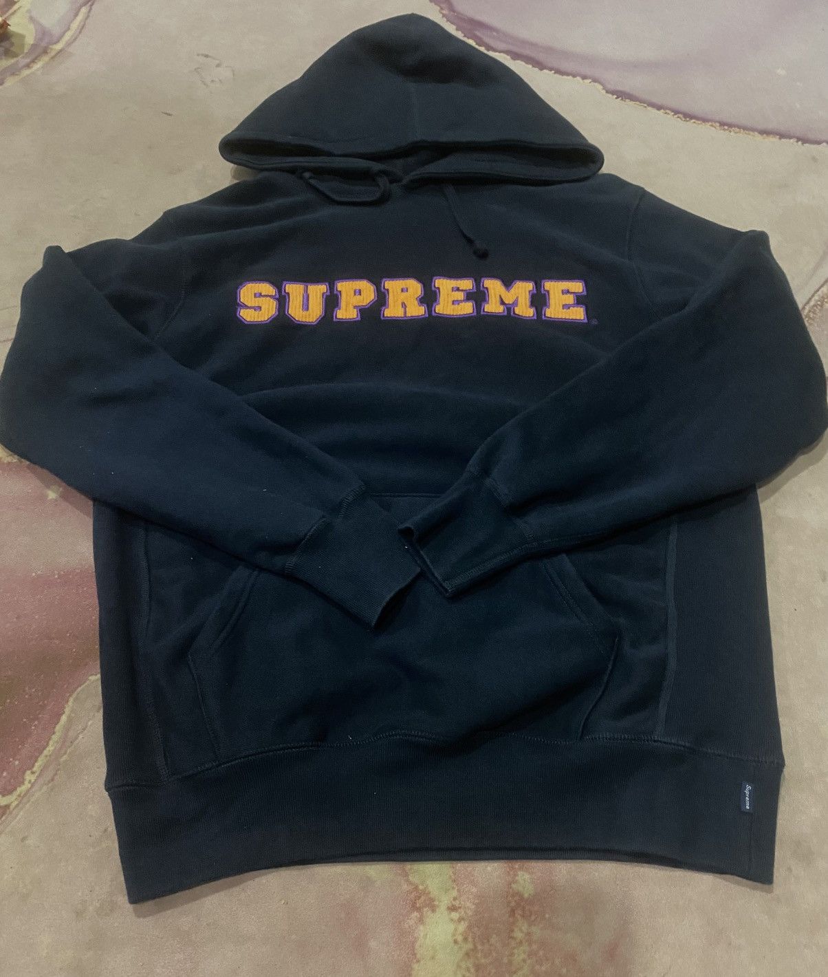 Supreme Supreme cord collegiate hoodie Size US L / EU 52-54 / 3 - 1 Thumbnail