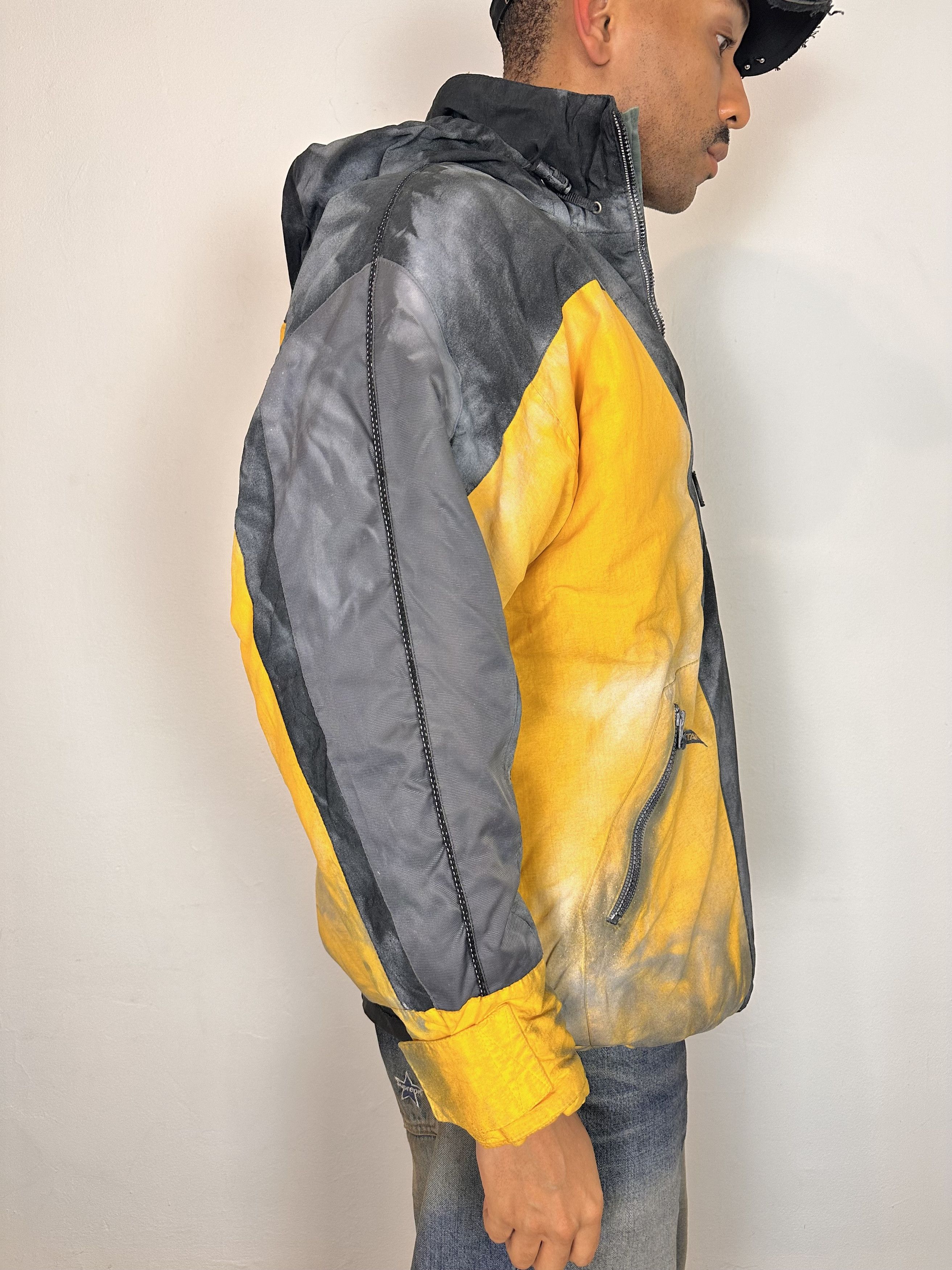 Starter ASTROBOI* x Starter Yellow/Black Nylon Puffer Jacket - XL Size US XL / EU 56 / 4 - 4 Thumbnail