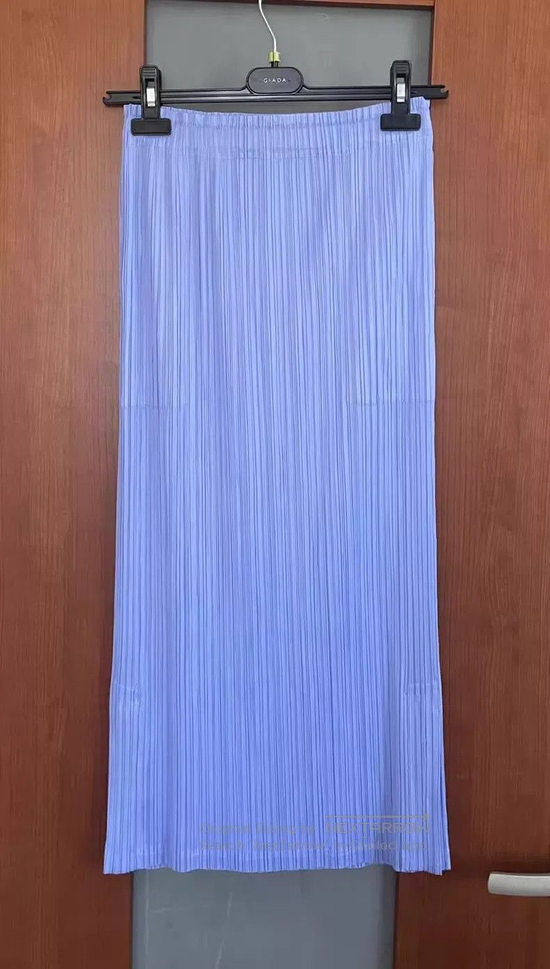 Other Issey Miyake size:3 Blue-purple skirt Size 31" - 1 Thumbnail