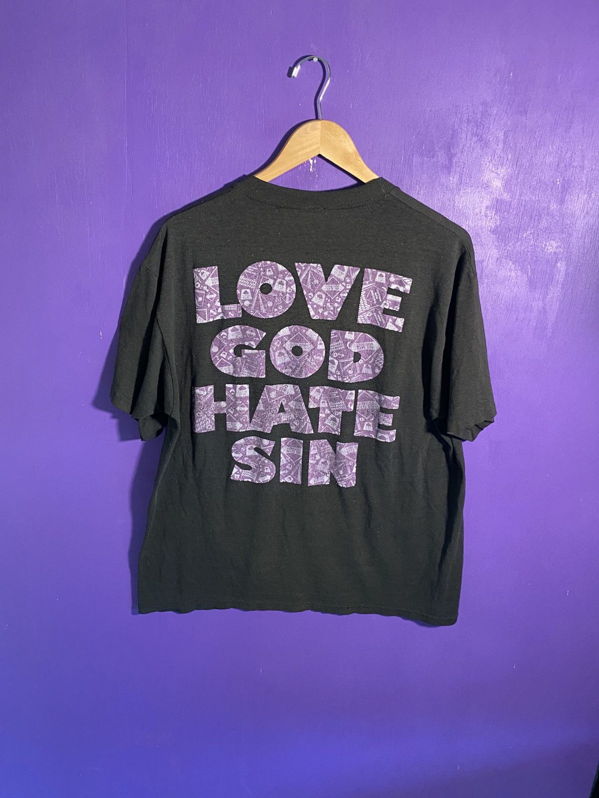 Band Tees Vintage 90s Love God hate sin concert tee Size US L / EU 52-54 / 3 - 2 Thumbnail