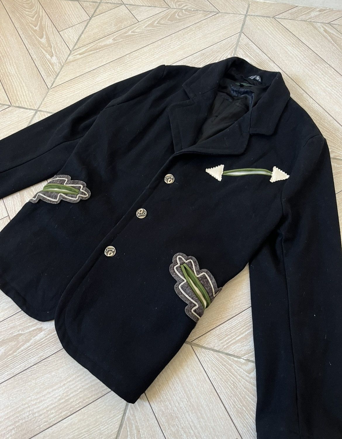 Jean Paul Gaultier Junior Gaultier FW88-89 trachten wool jacket Size US S / EU 44-46 / 1 - 4 Thumbnail