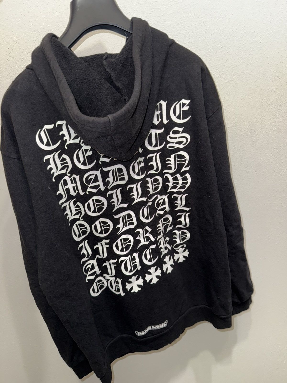 入手困難◆送料込♪【CHROME HEARTS】Cemetery Hollywood hoodie Chrome Hearts Made In Hollywood Plus Cross Zip Up Hoodie