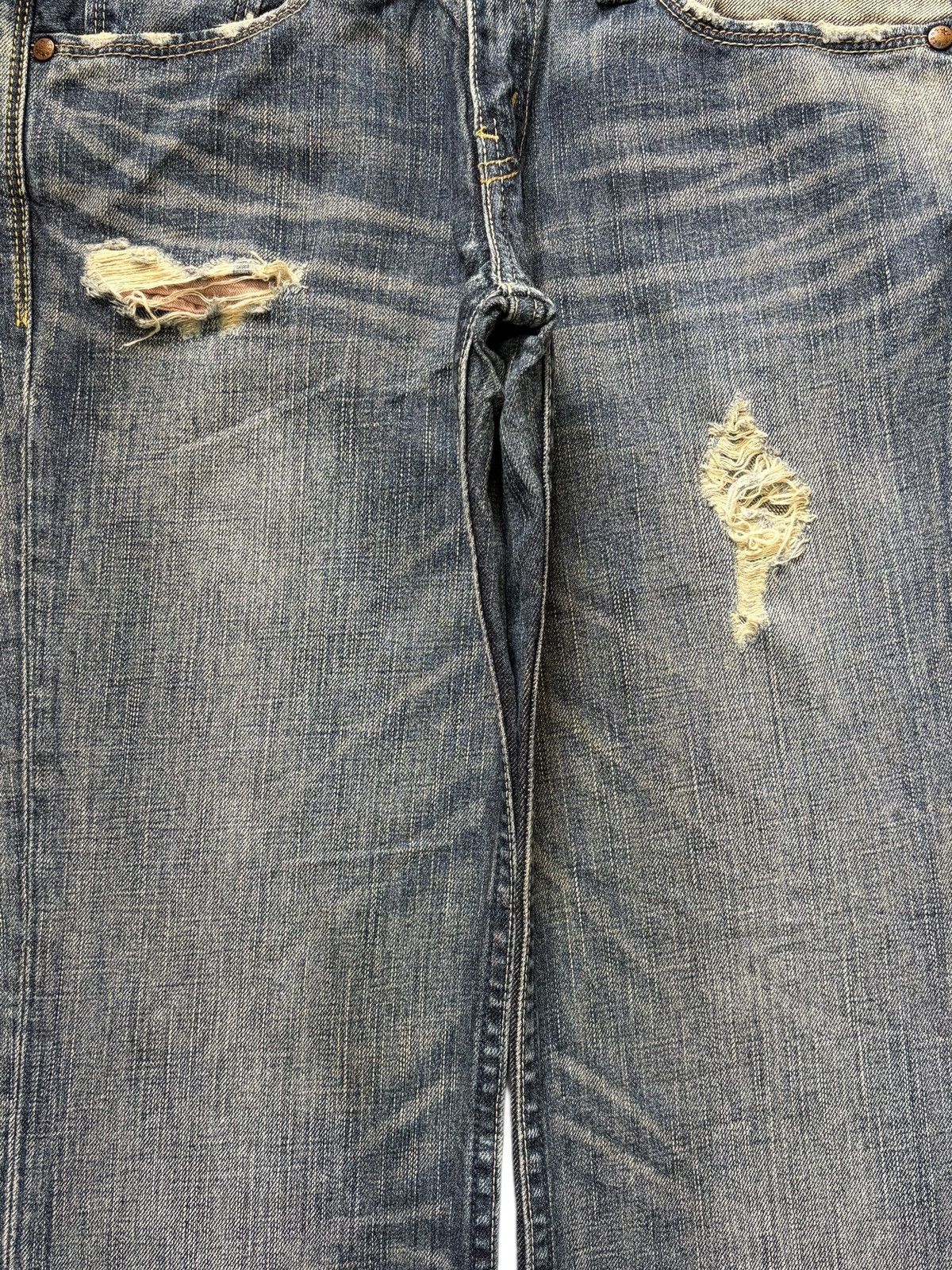 Levi's Vintage 90s Levis 903 Rusty Wash Distressed Jeans Size 30" / US 8 / IT 44 - 3 Thumbnail