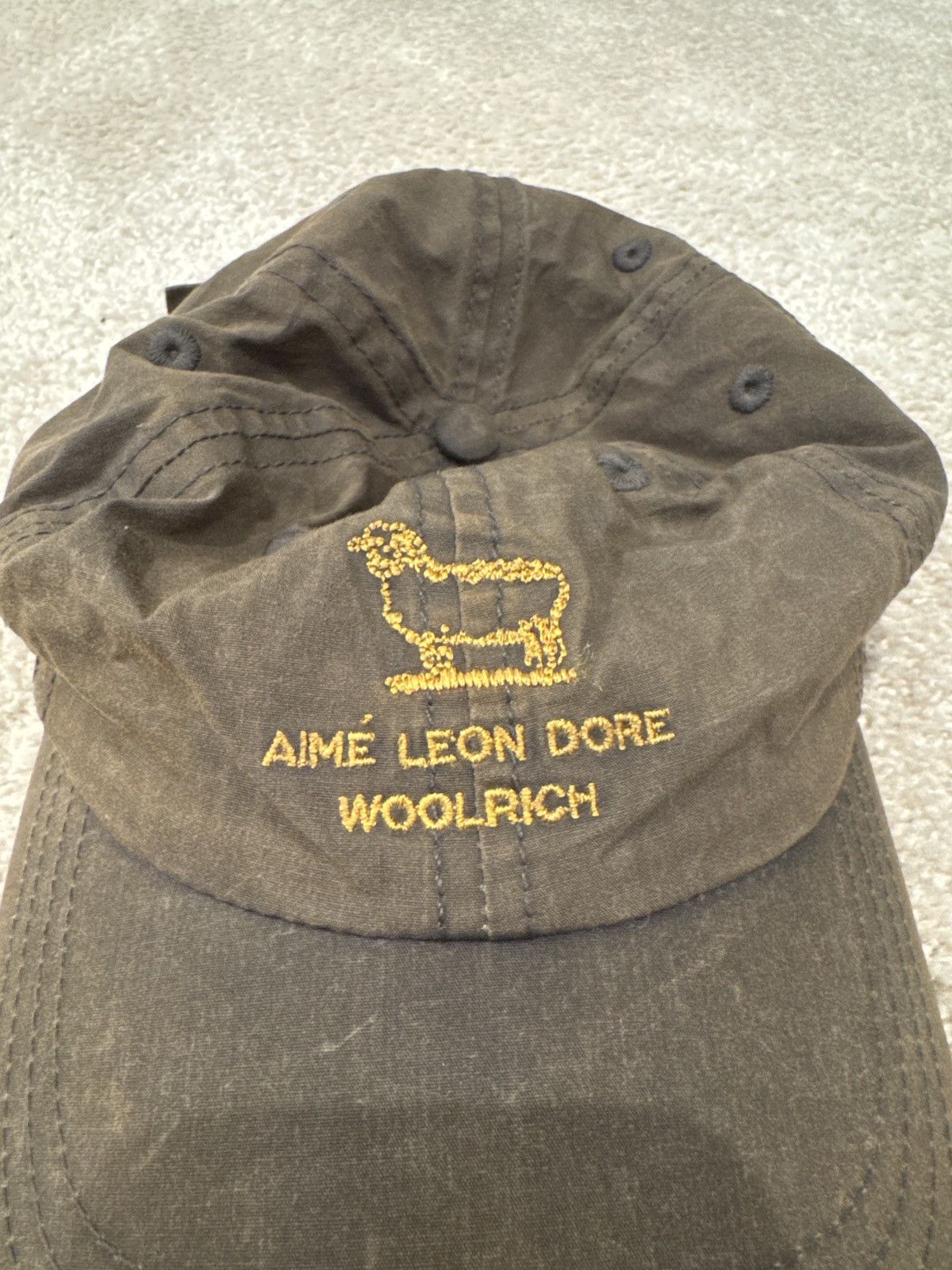 Aime Leon Dore ALD x Woolrich Waxed Cotton Hat Size ONE SIZE - 2 Thumbnail