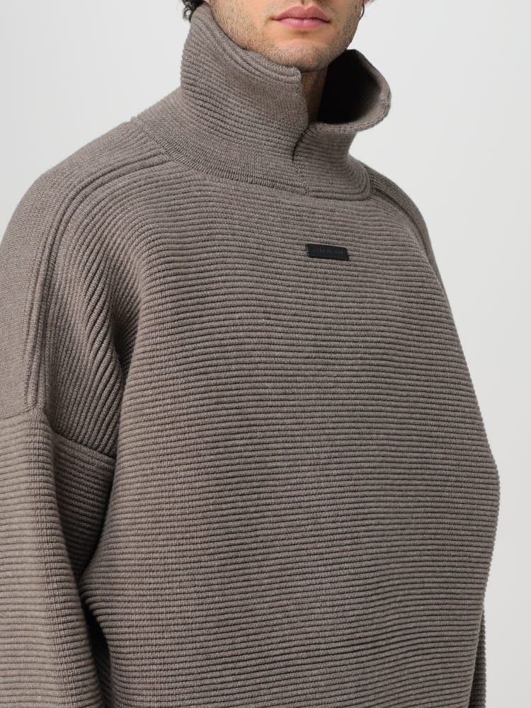Fear of God o1s22i1n1024 Heavy Ottoman Pullover Sweater in Grey Size US M / EU 48-50 / 2 - 5 Thumbnail