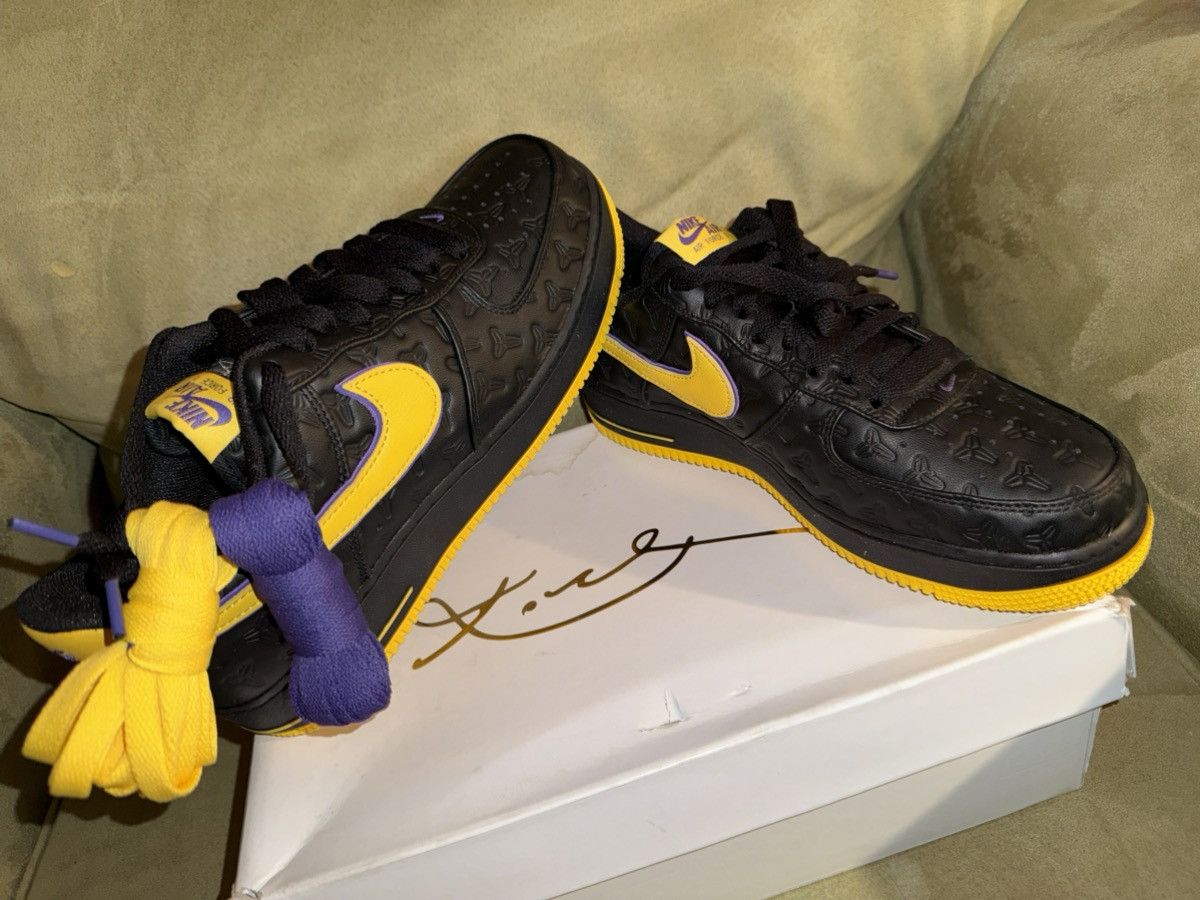 Nike Nike Air Force 1 Low Retro QS KB P “Kobe Away” 3794/8000 NEW Size US 9.5 / EU 42-43 - 12 Thumbnail