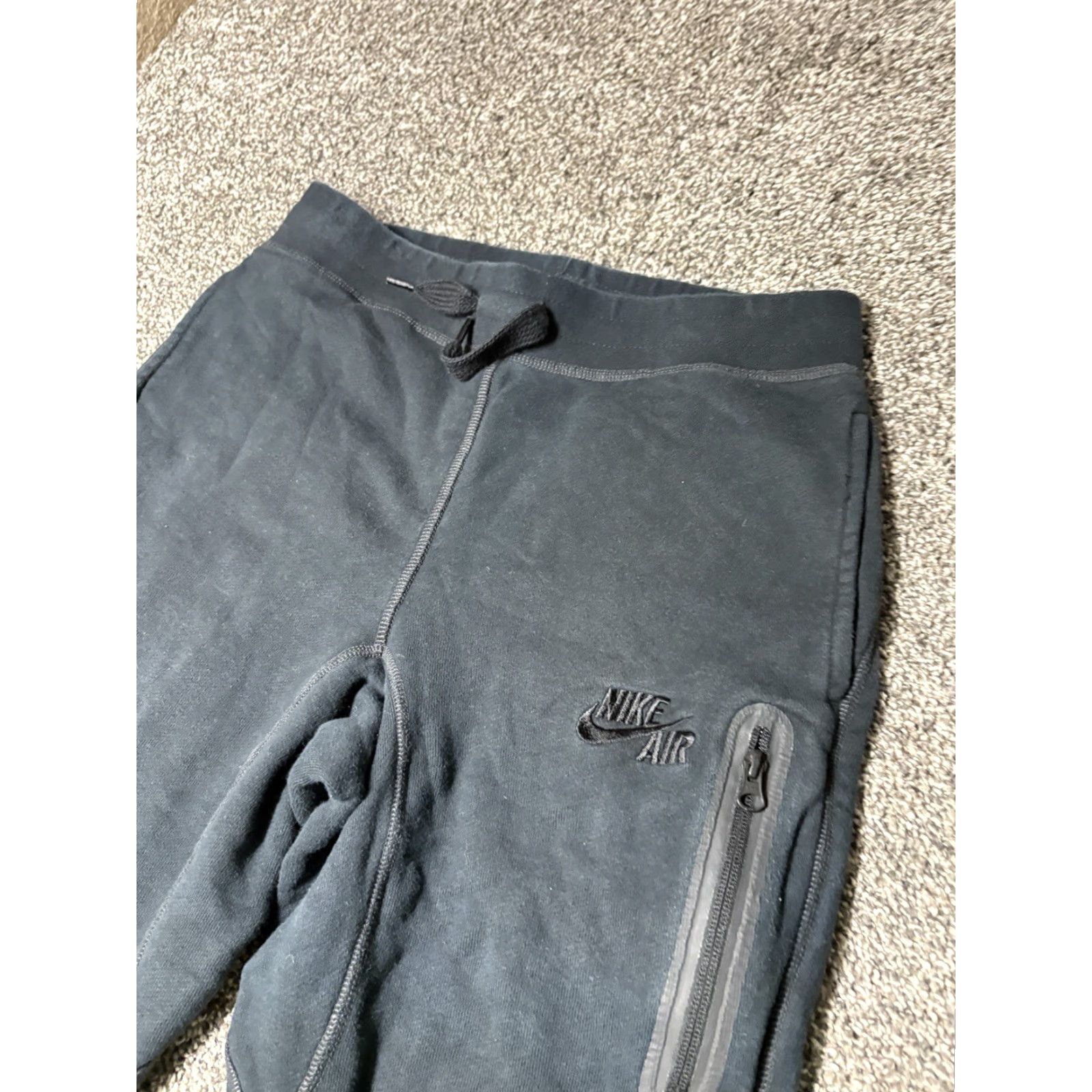 Nike Nike Air Pivot Jogger Sweatpants Men Small Black Fleece 687054 Size US 29 - 2 Thumbnail