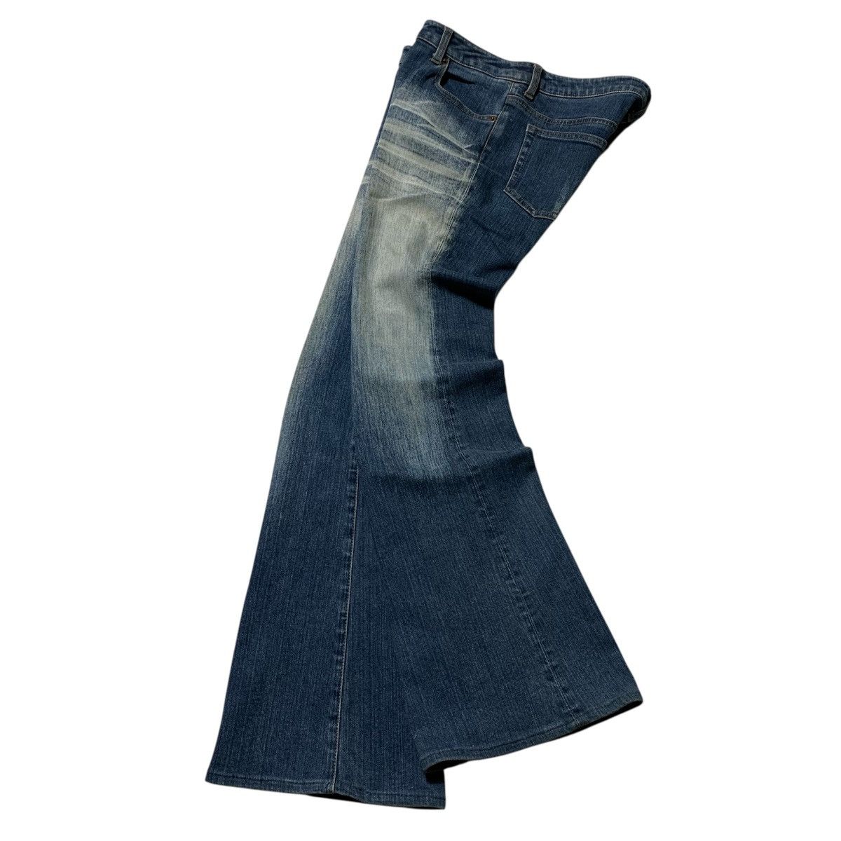 Japanese Brand × KMRii × Le Grande Bleu (L.G.B.) 🤩 Amazing Flared Oo-La-La Sasson Bootcut Faded Jeans Size US 29 - 3 Thumbnail