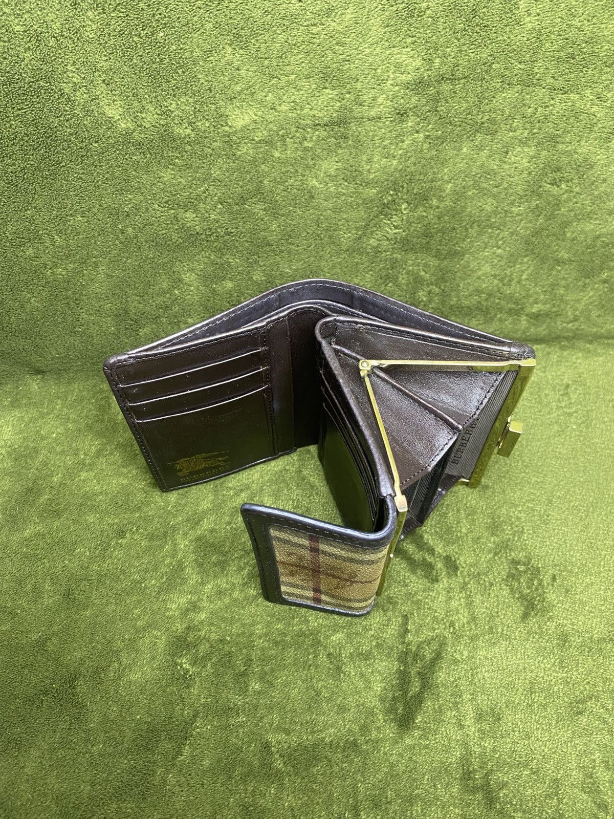 Burberry Vintage Burberry Nova Check Wallet Size ONE SIZE - 10 Thumbnail
