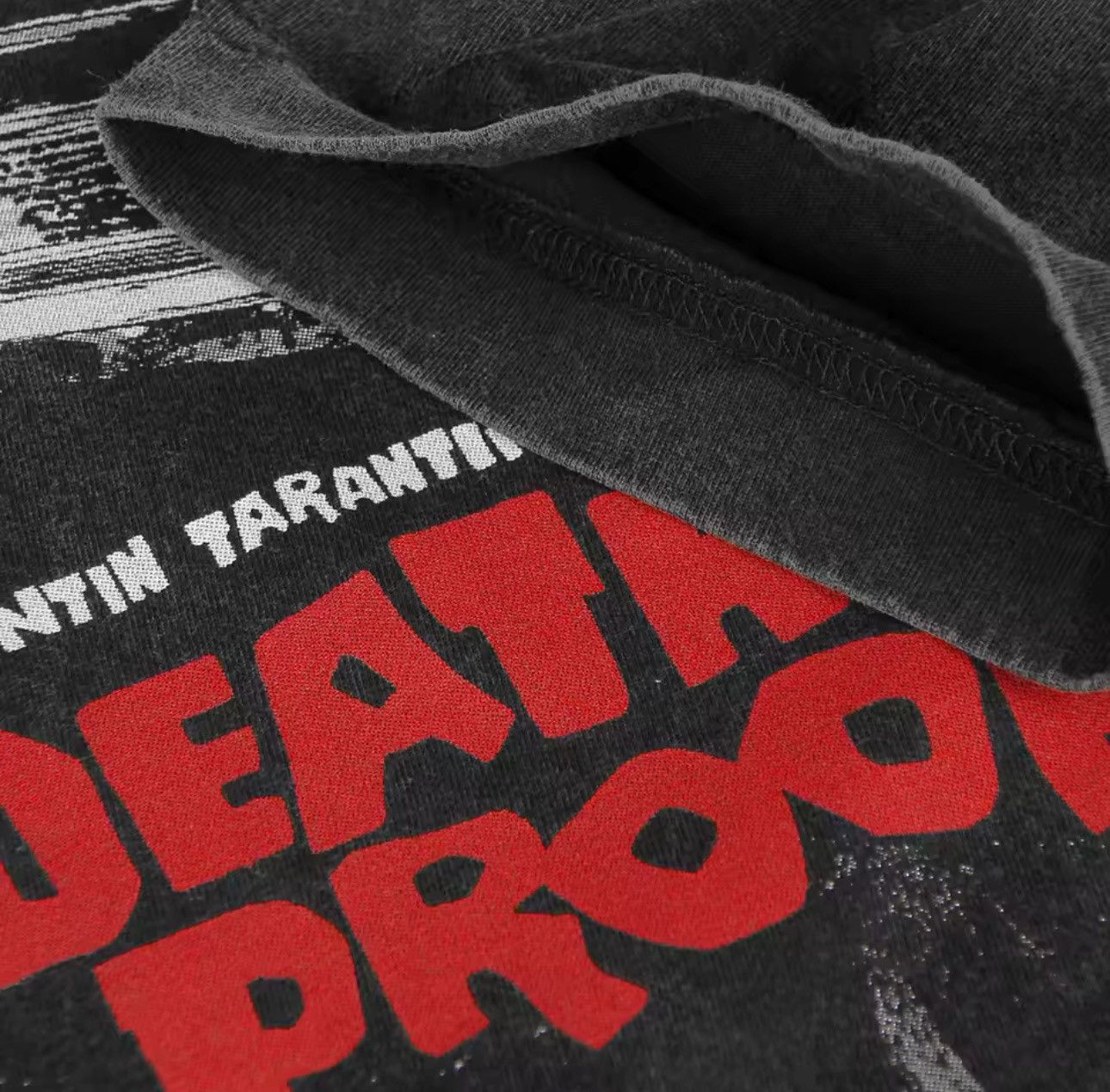 Other Washed Quentin Tarantino Death Proof Print Loose T Shirt Size US L / EU 52-54 / 3 - 4 Thumbnail