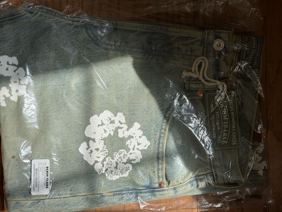 DENIM TEARS Straight Dirty Wash CW Denim Pant Size US 32 / EU 48 - 1 Thumbnail