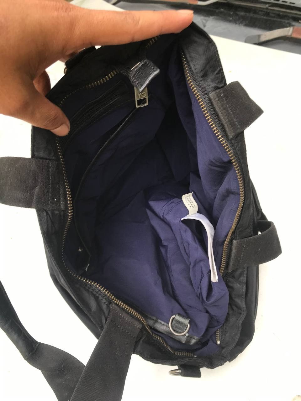 Y-3 × Yohji Yamamoto Y-3 Yohji Yamamoto Tote Bag Size ONE SIZE - 3 Thumbnail