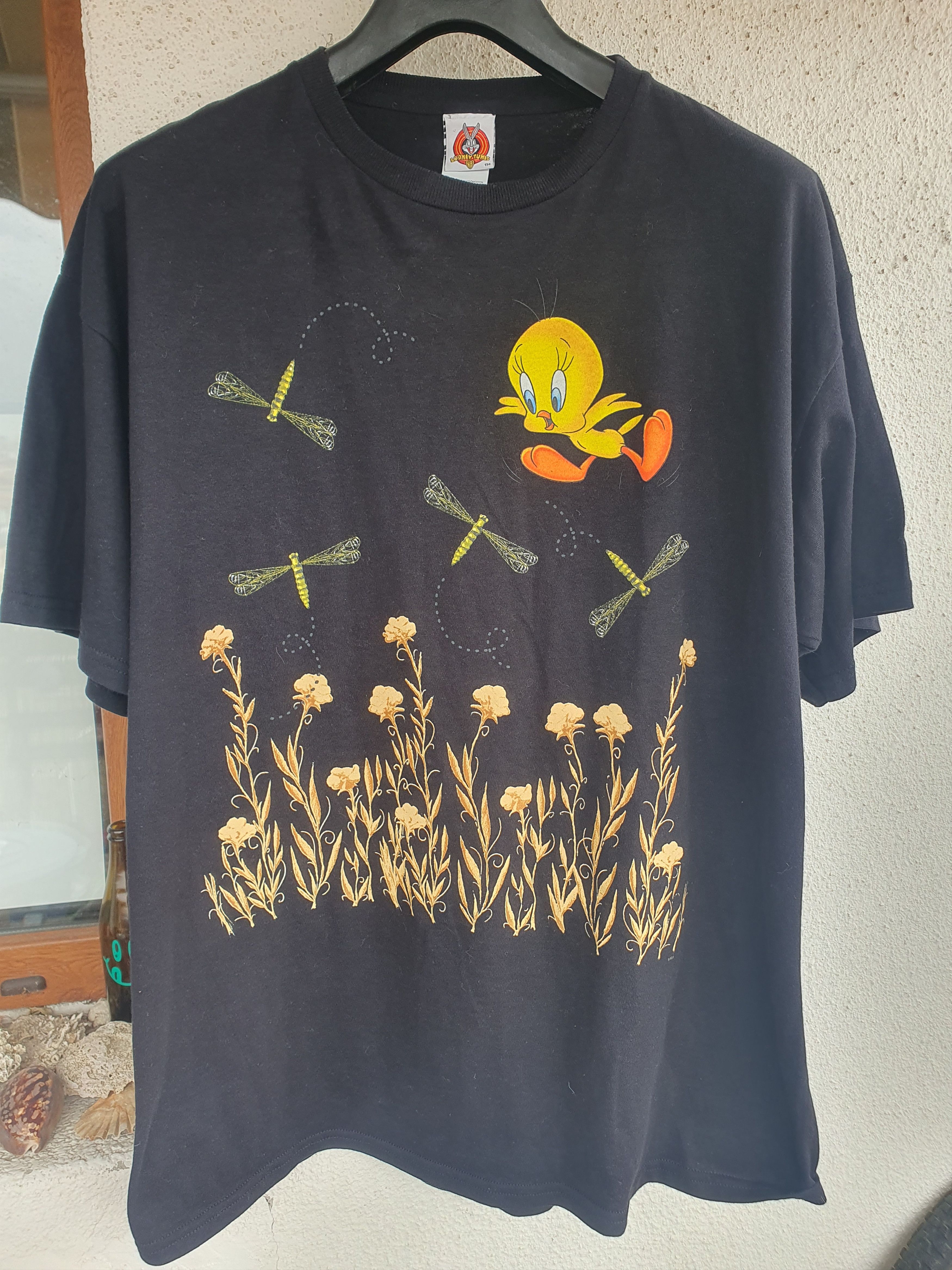 Vintage × Warner Bros Looney Tunes Tweety Bird Warner Bros Vtg 1997 t-shirt sz XL Size US XL / EU 56 / 4 - 1 Thumbnail