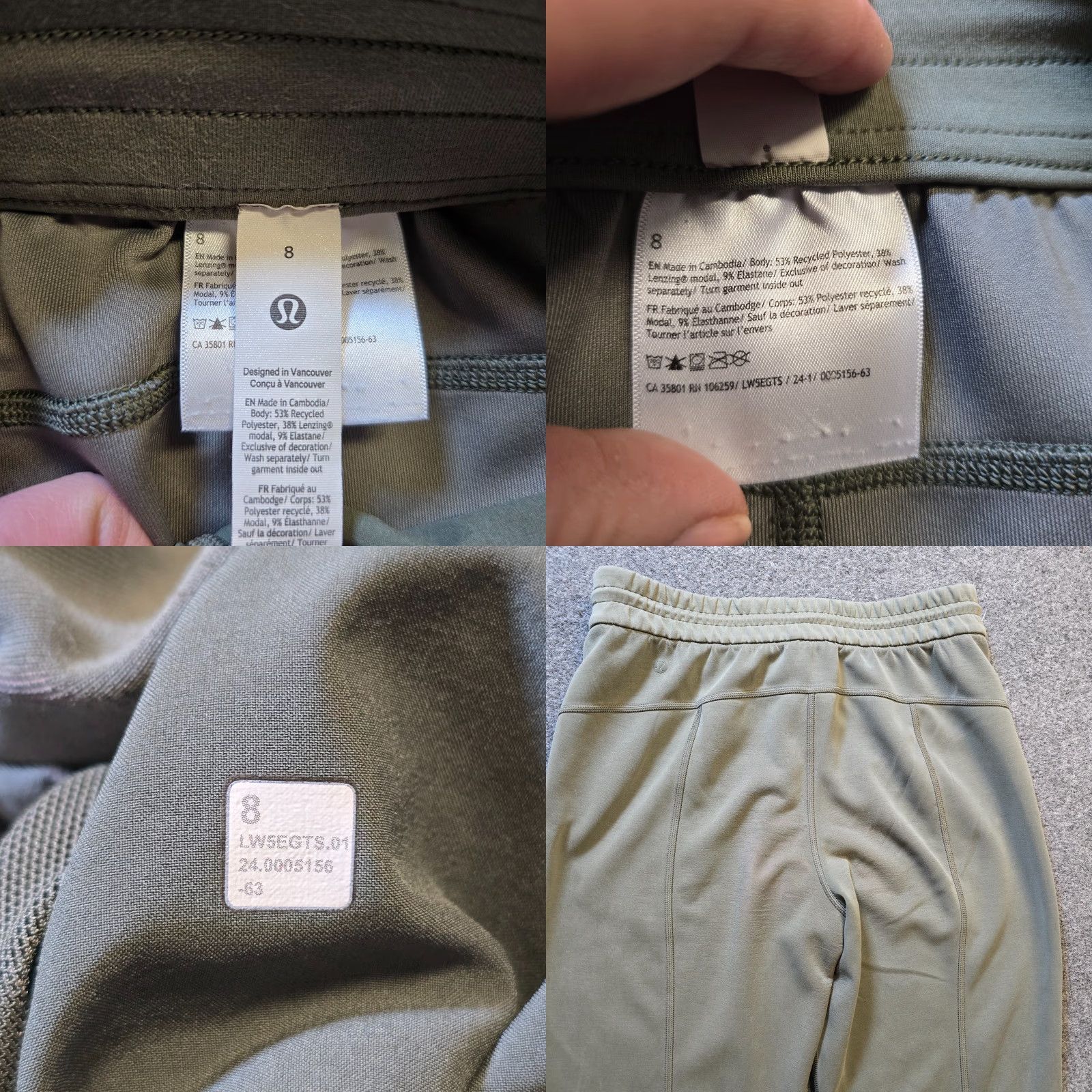 Lululemon Lululemon Pants Womens Size 8 Green Softstream High Rise Pull On Lounge Casual Straight Leg Athleisure Pants Women Size 30" / US 8 / IT 44 - 8 Thumbnail