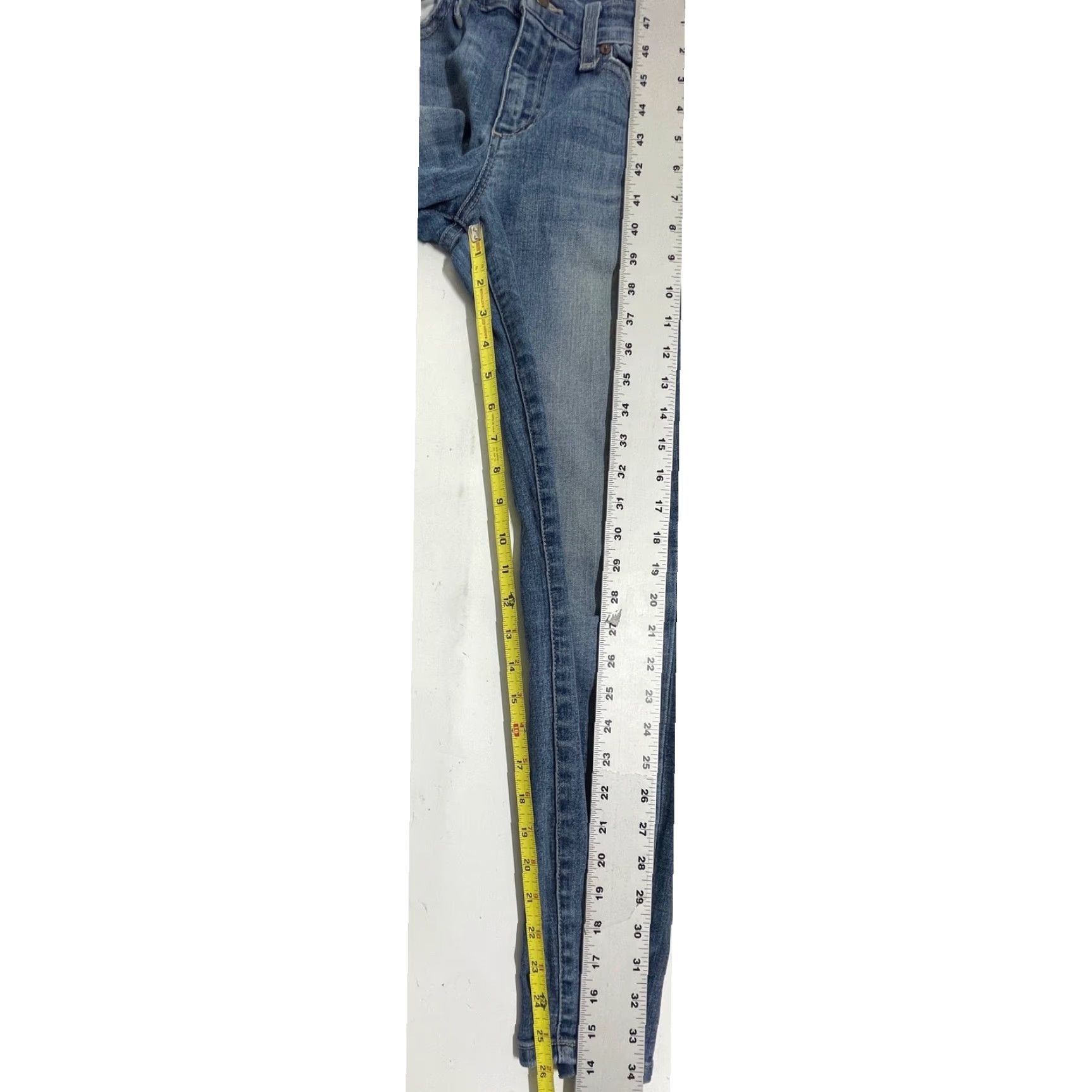Vintage Joes Jeans Skinny Jeans Women 26 Blue Denim Mid Rise Stretch Pockets Belt Loops 5-Pocket Design Regular Inseam 26 in Womens Size 26" / US 2 / IT 38 - 5 Thumbnail