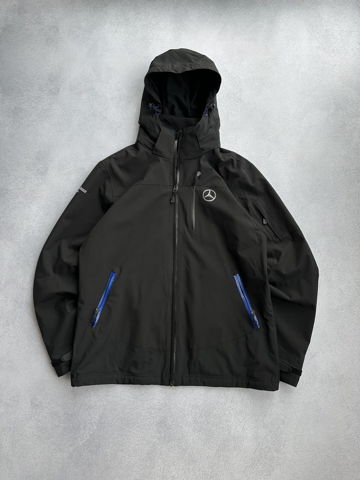 Mercedes Benz Racing Vintage Mercedes Benz Racing Black Windbreaker Jacket Grailed
