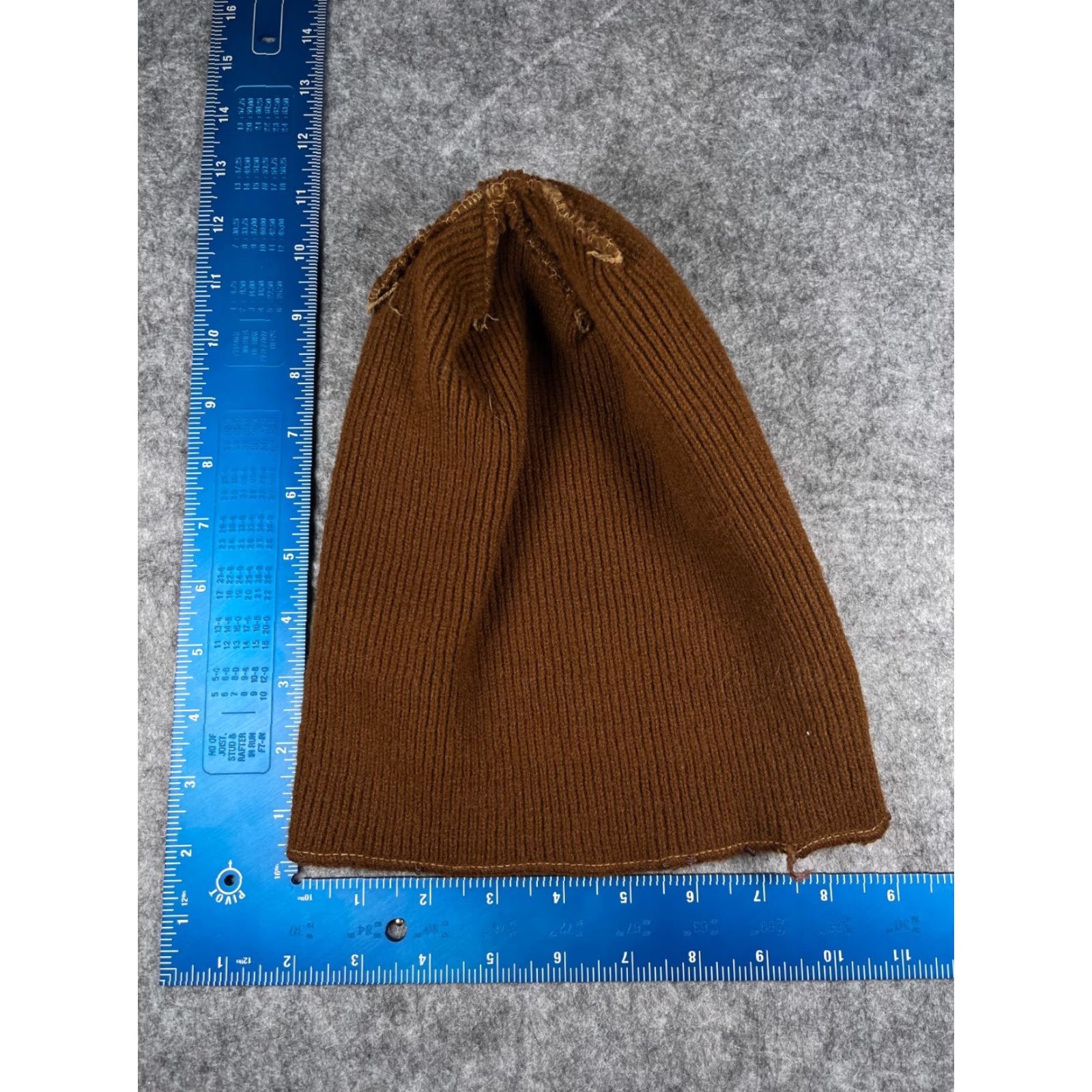 Vintage VINTAGE Beanie Toque Adult One Size Brown Knit Acrylic Blend Camp Hike Ski Outdoors Size ONE SIZE - 5 Thumbnail