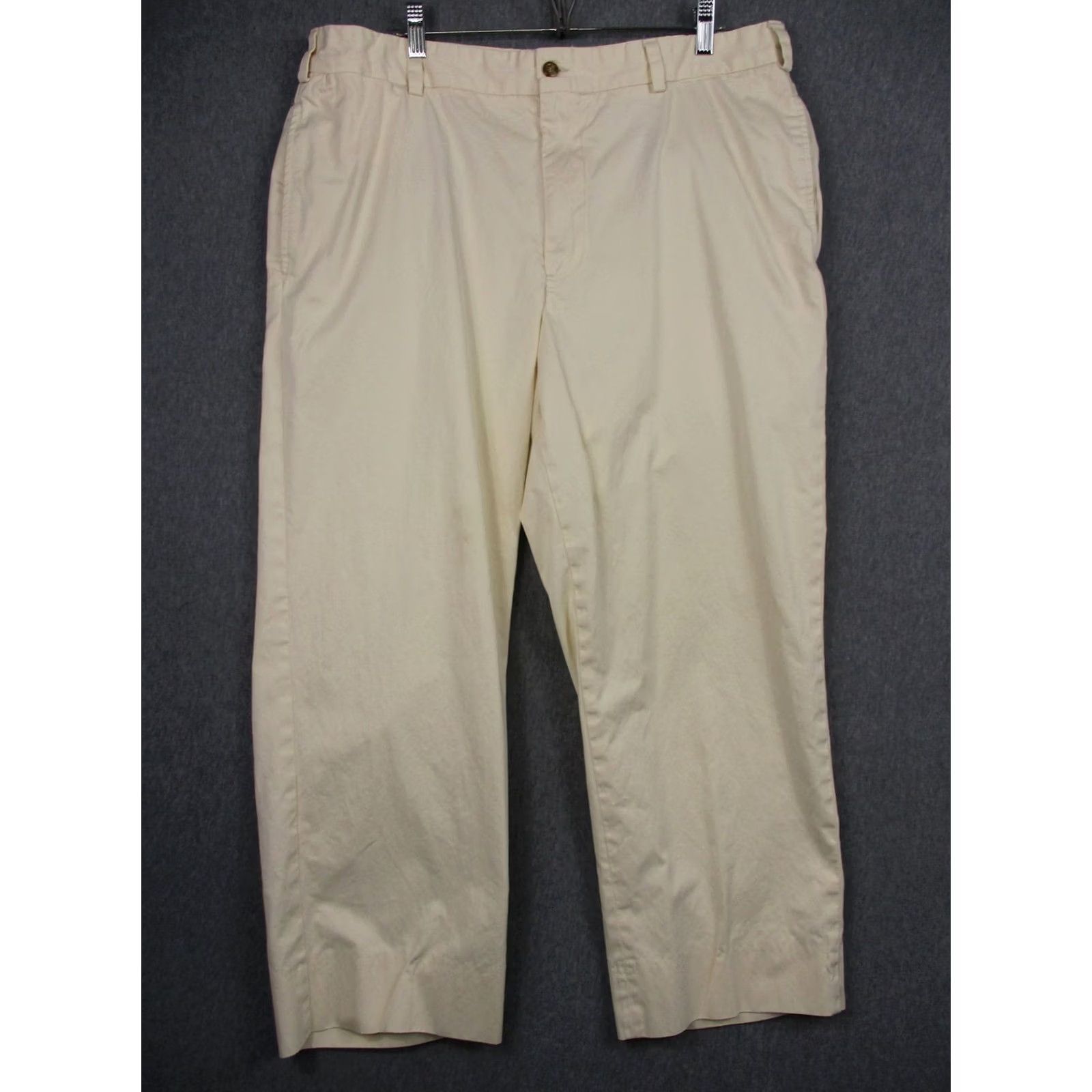 Bills Khakis Bills Khakis M2 Pants Mens 38x27 Beige Flat Front Classic Fit Cotton Pockets Slit Back Buttons USA Size US 38 / EU 54 - 2 Thumbnail