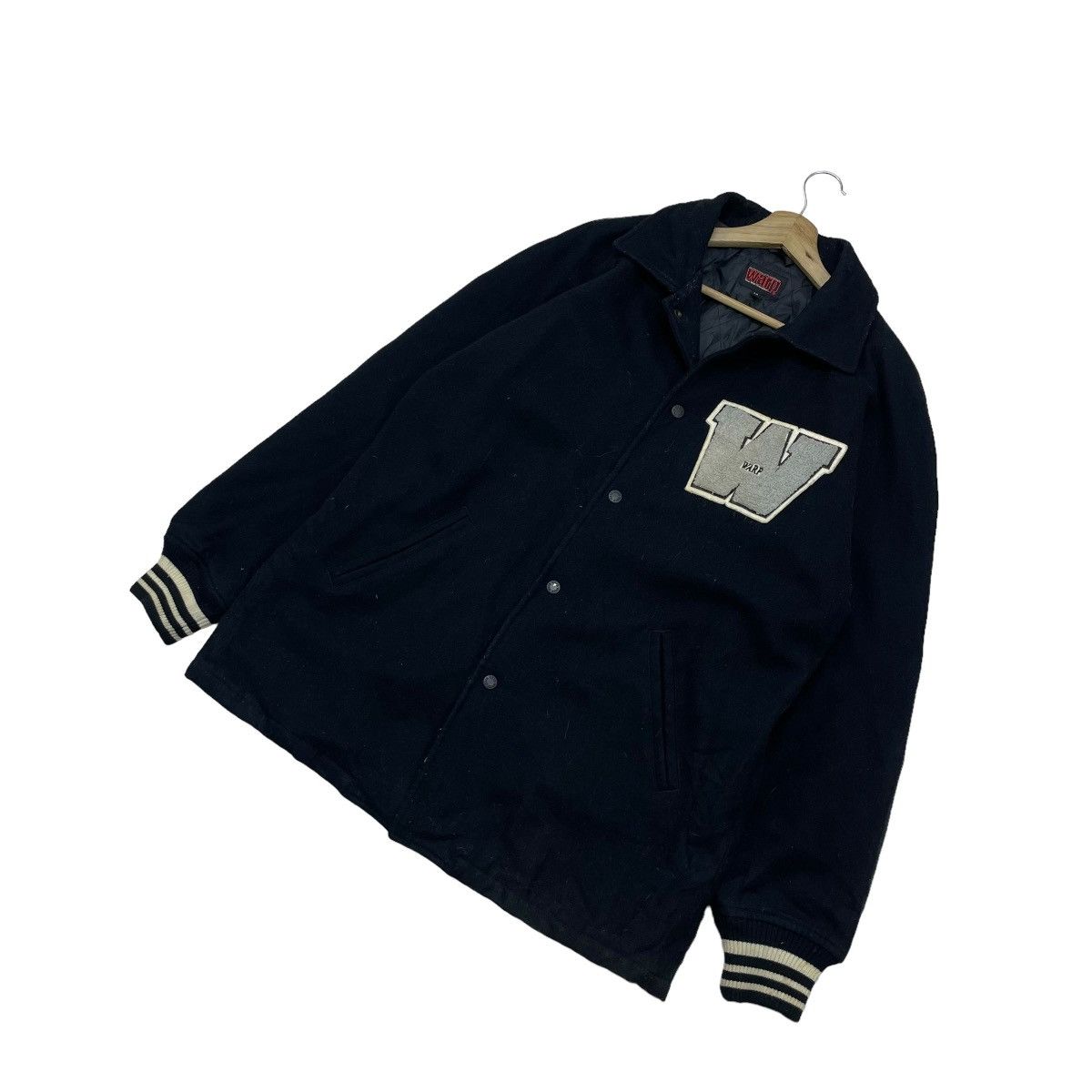 Hook-Ups VTG Warp USA Skateboarding Varsity Jacket Size US XL / EU 56 / 4 - 6 Thumbnail