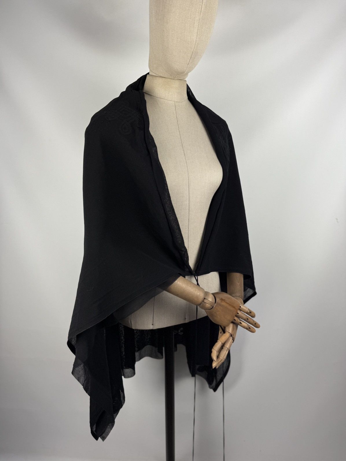Jean Paul Gaultier Jean Paul Gaultier Soleil Vintage 90s Mesh Cape Tunic Blouse Size M / US 6-8 / IT 42-44 - 15 Thumbnail