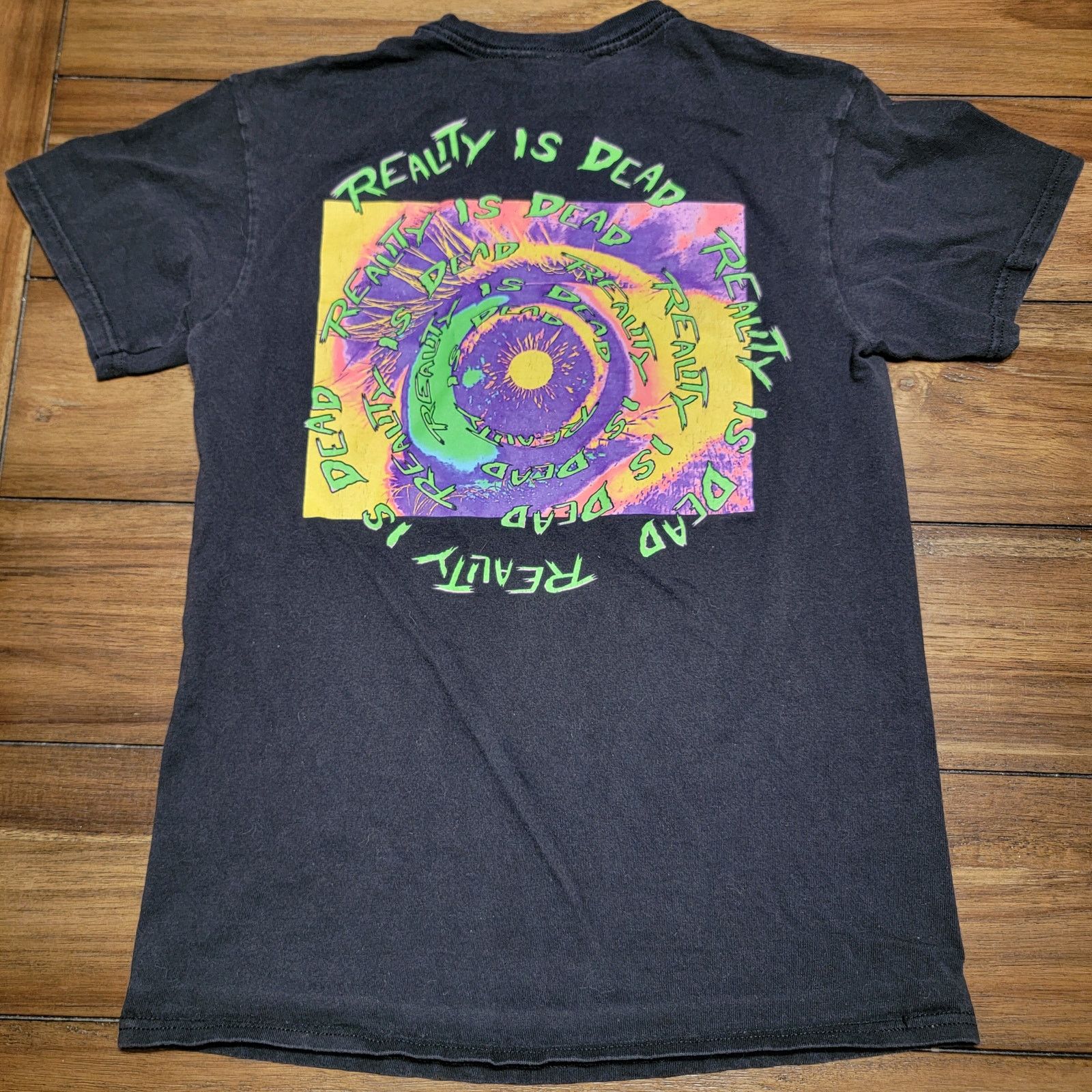 Teenage Teenage Black Unisex Tee "Reality Is Dead" - Size Small Size US S / EU 44-46 / 1 - 3 Thumbnail