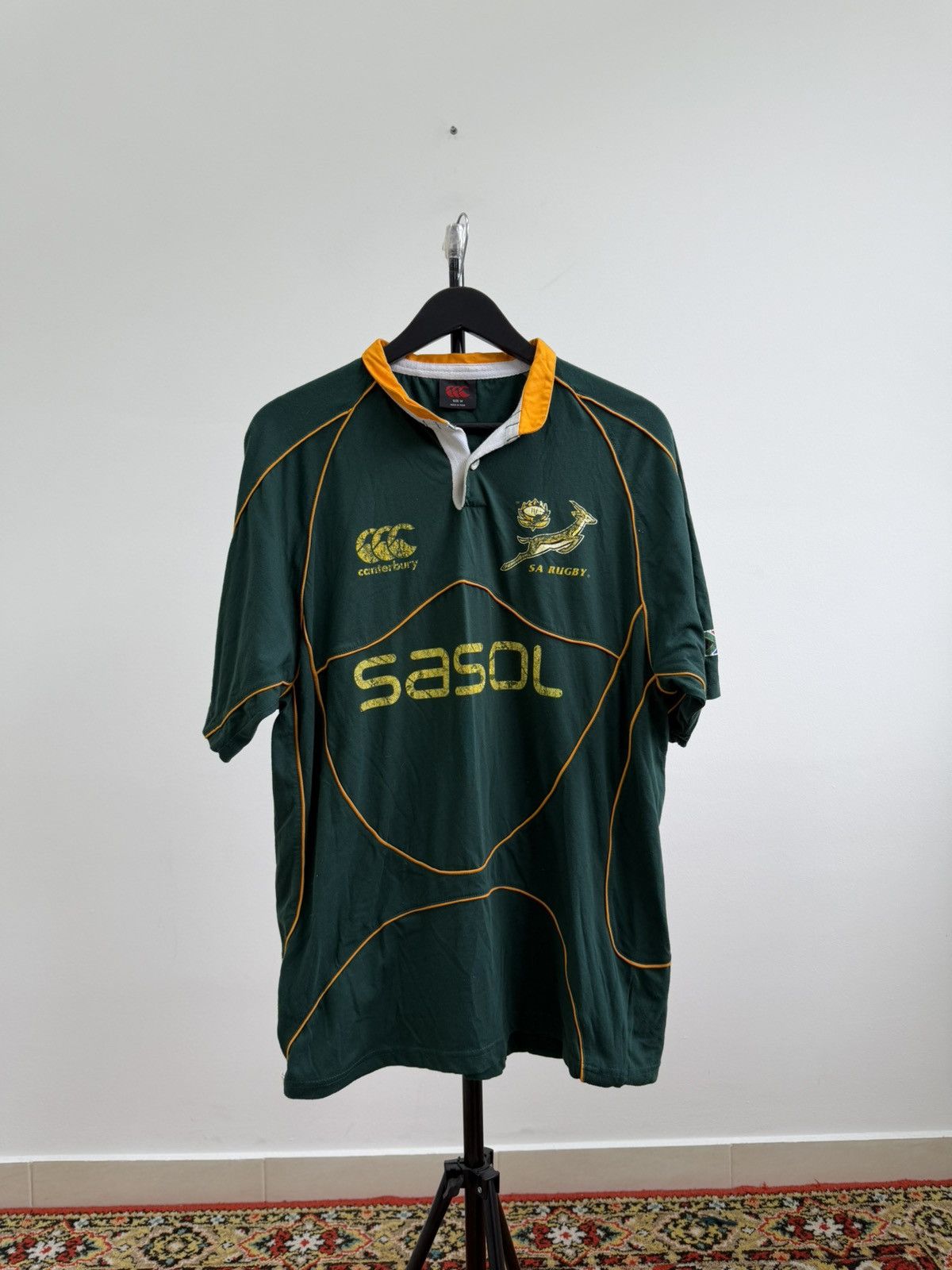 Other South Africa 2007-2008 Rugby Home Shirt Jersey Canterbury Size US L / EU 52-54 / 3 - 1 Thumbnail