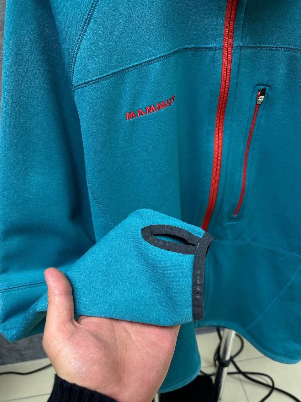 Mammut × Vintage Vintage Mammut Polartec Outdoor Zip Hoodie Big Logo Size US XL / EU 56 / 4 - 12 Thumbnail